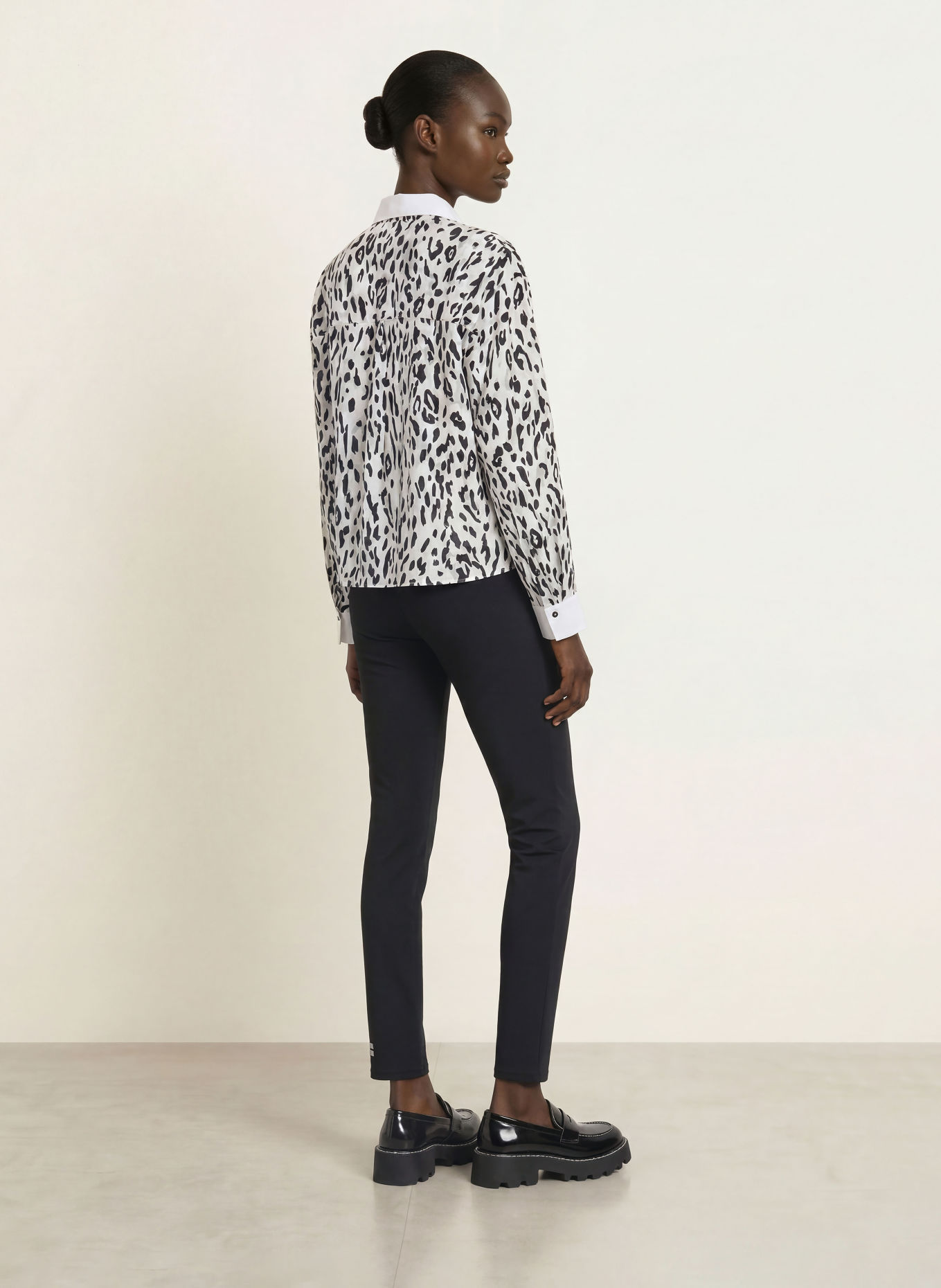 MARC CAIN Hemdbluse: 190 white and black