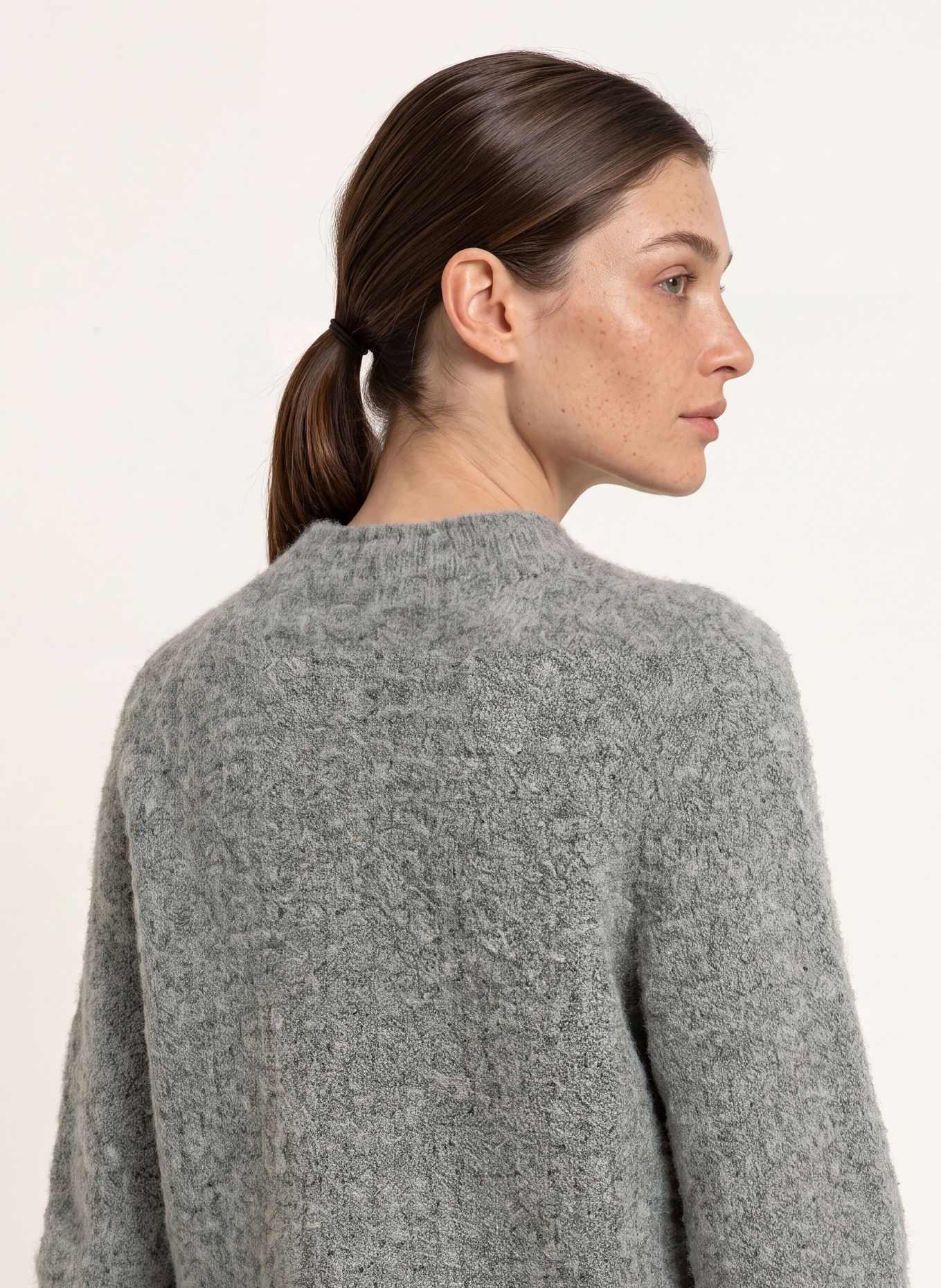 MARC CAIN Pull en alpaga: 820 GREY