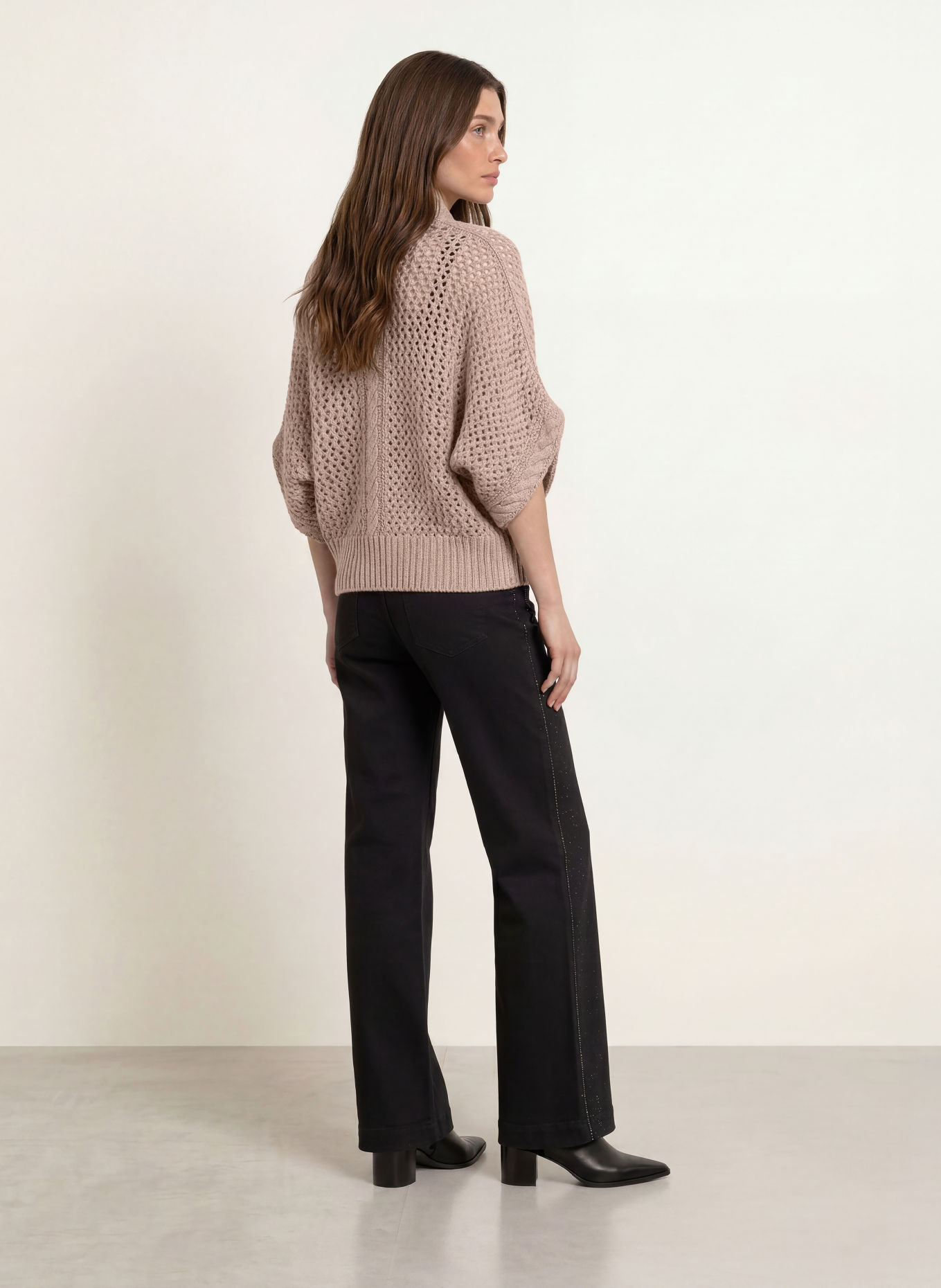 MARC CAIN Vest met kasjmier: 648 etherea
