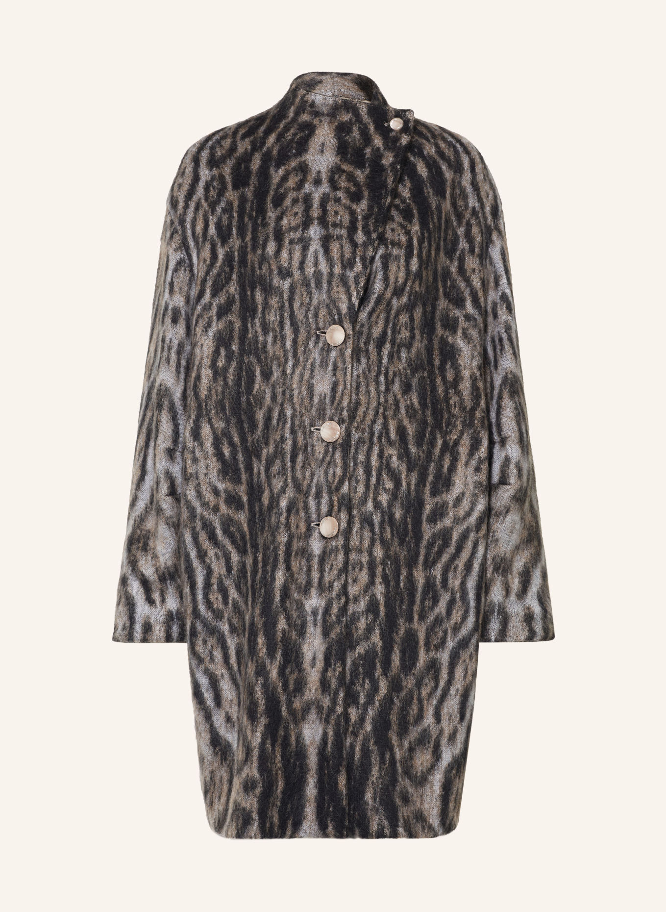 MARC CAIN Gebreide jas met mohair: 648 etherea