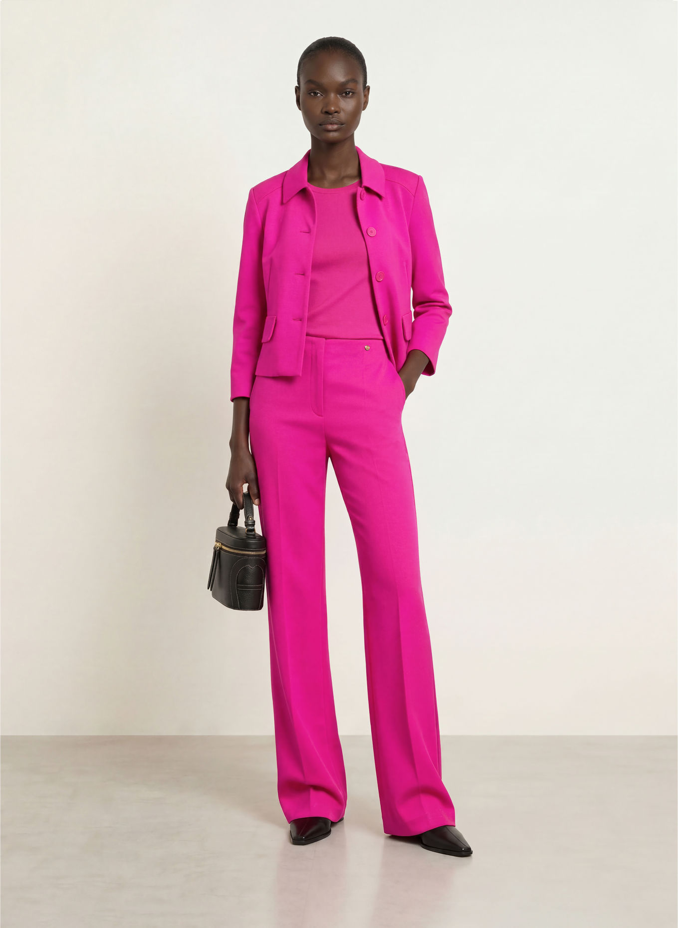 MARC CAIN Jersey Blazer: 264 very berry