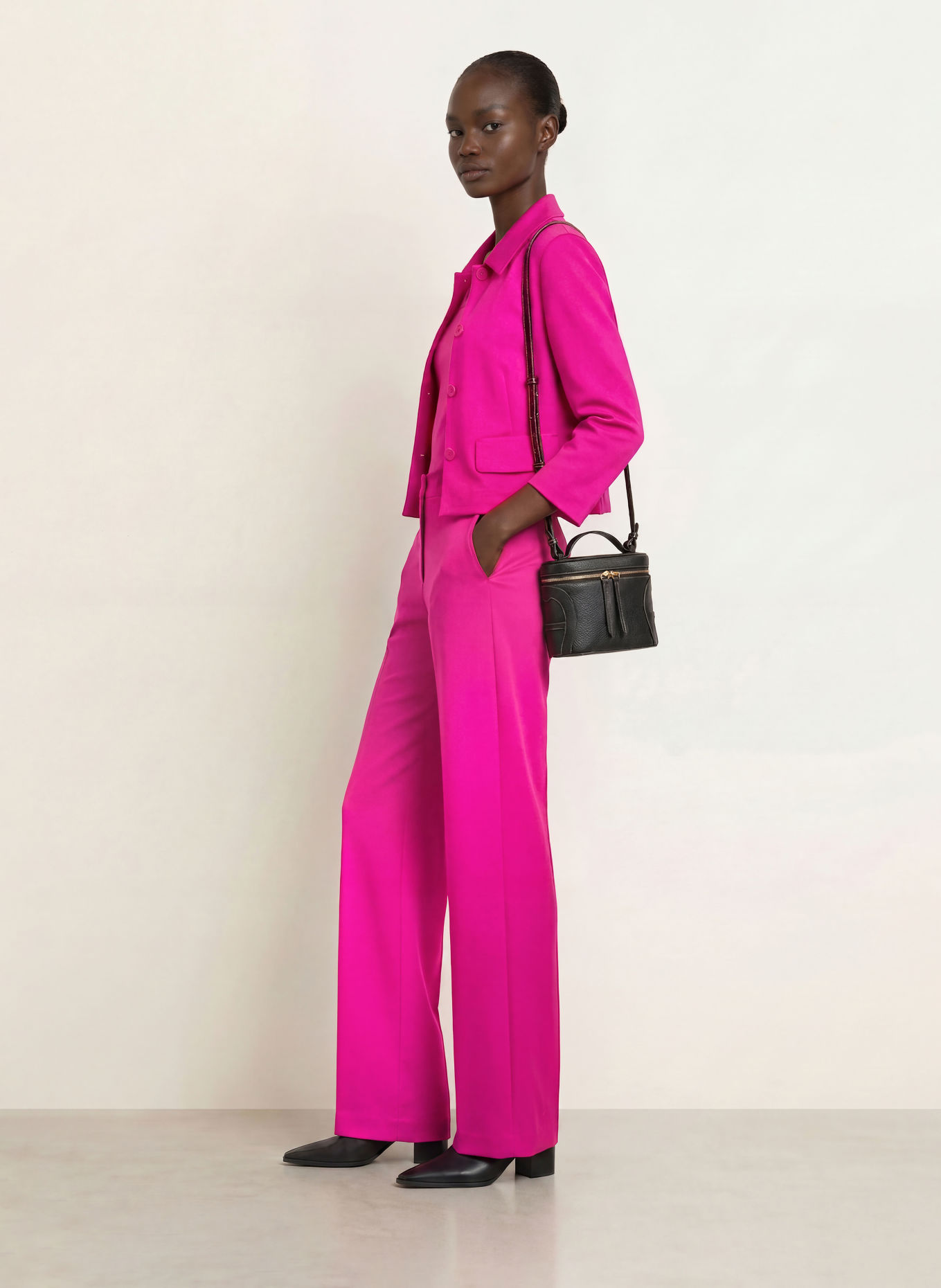MARC CAIN Jersey Blazer: 264 very berry