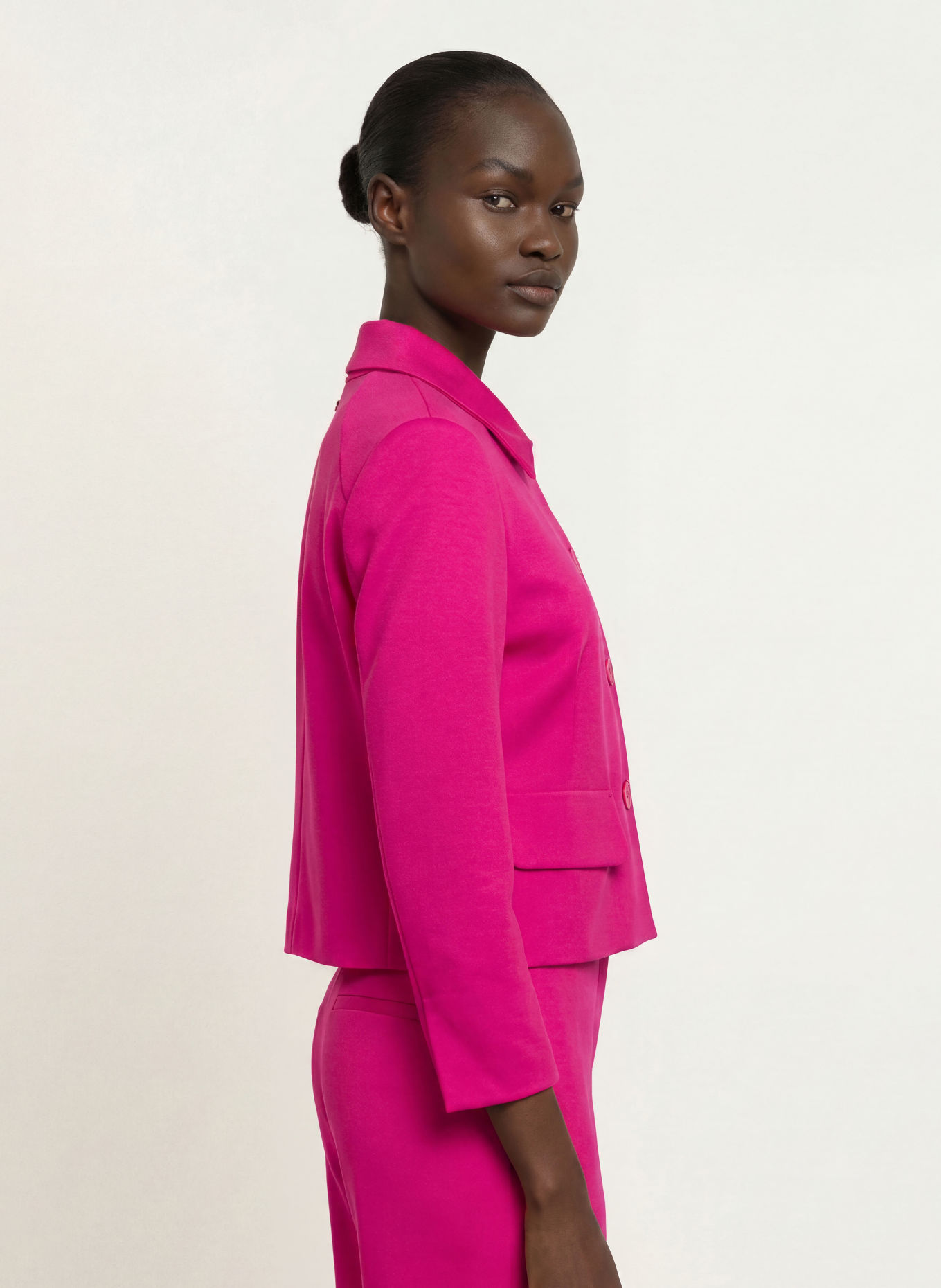 MARC CAIN Jersey Blazer: 264 very berry