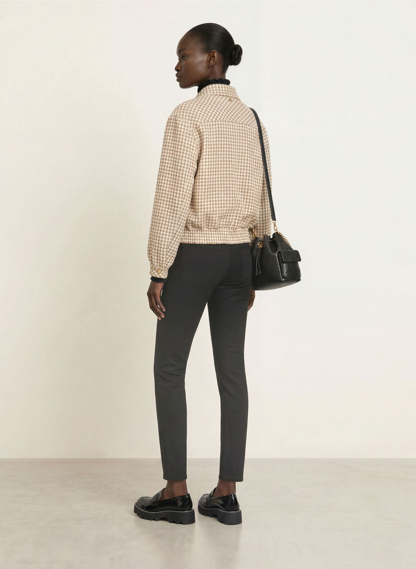 MARC CAIN Jean skinny SILEA avec strass: 900 black new