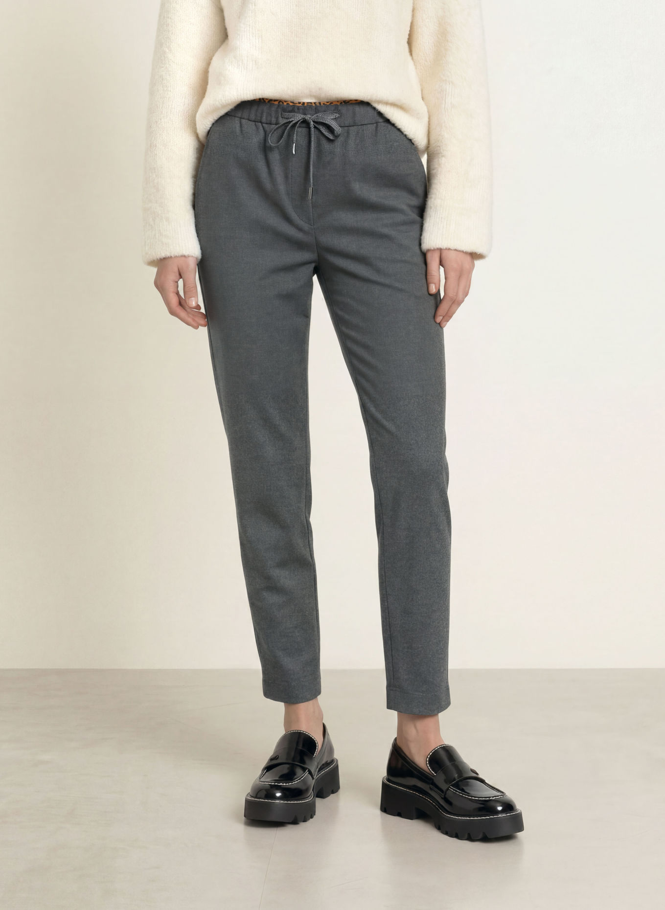 MARC CAIN RHODOS-broek in joggingstijl: 900 black new