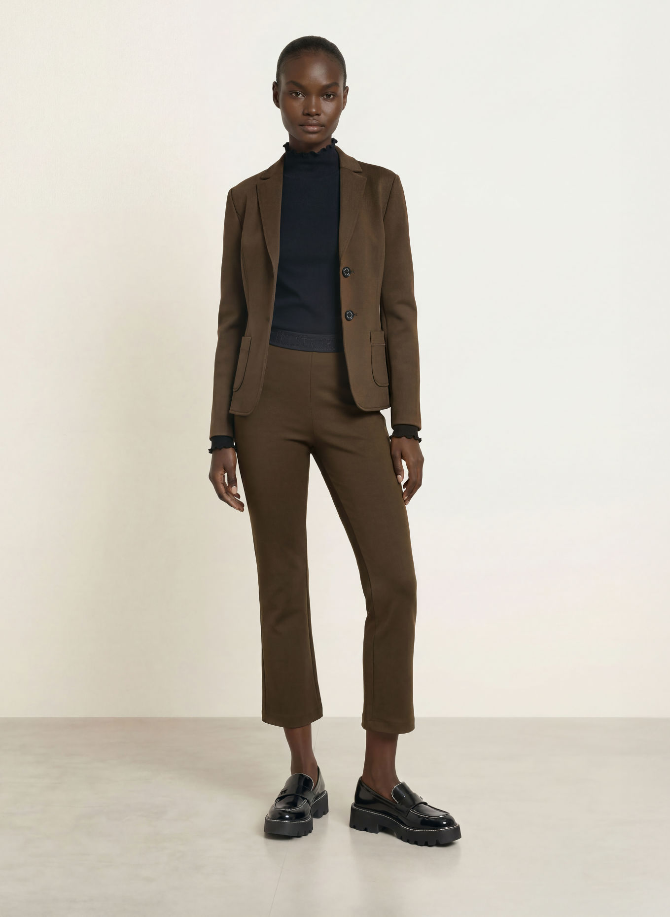 MARC CAIN Blazere: 699 dark wood