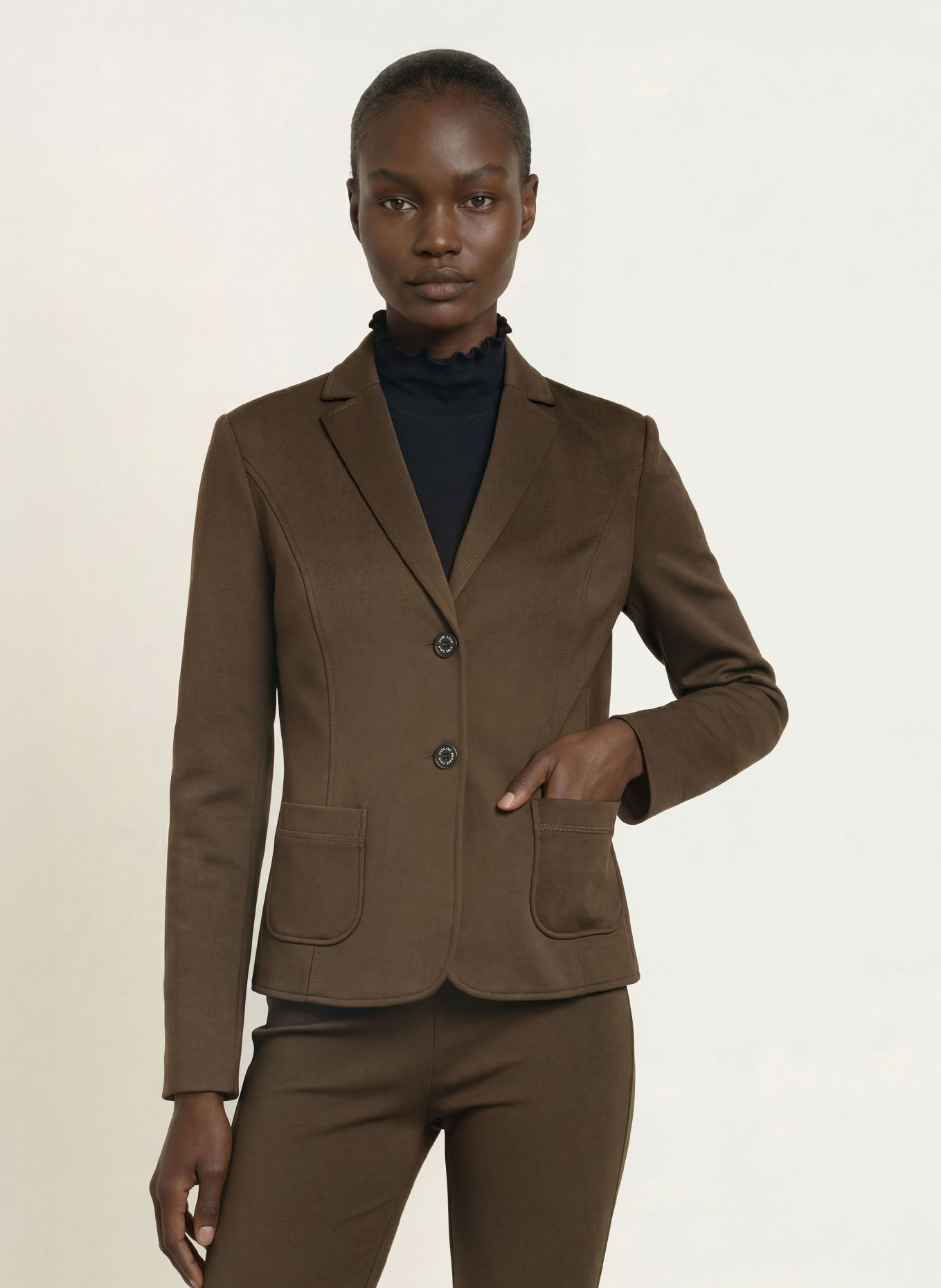 MARC CAIN Blazere: 699 dark wood