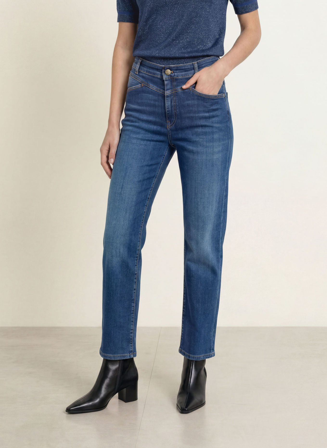MARC CAIN Jean Mom RENTON: 357 vintage indigo