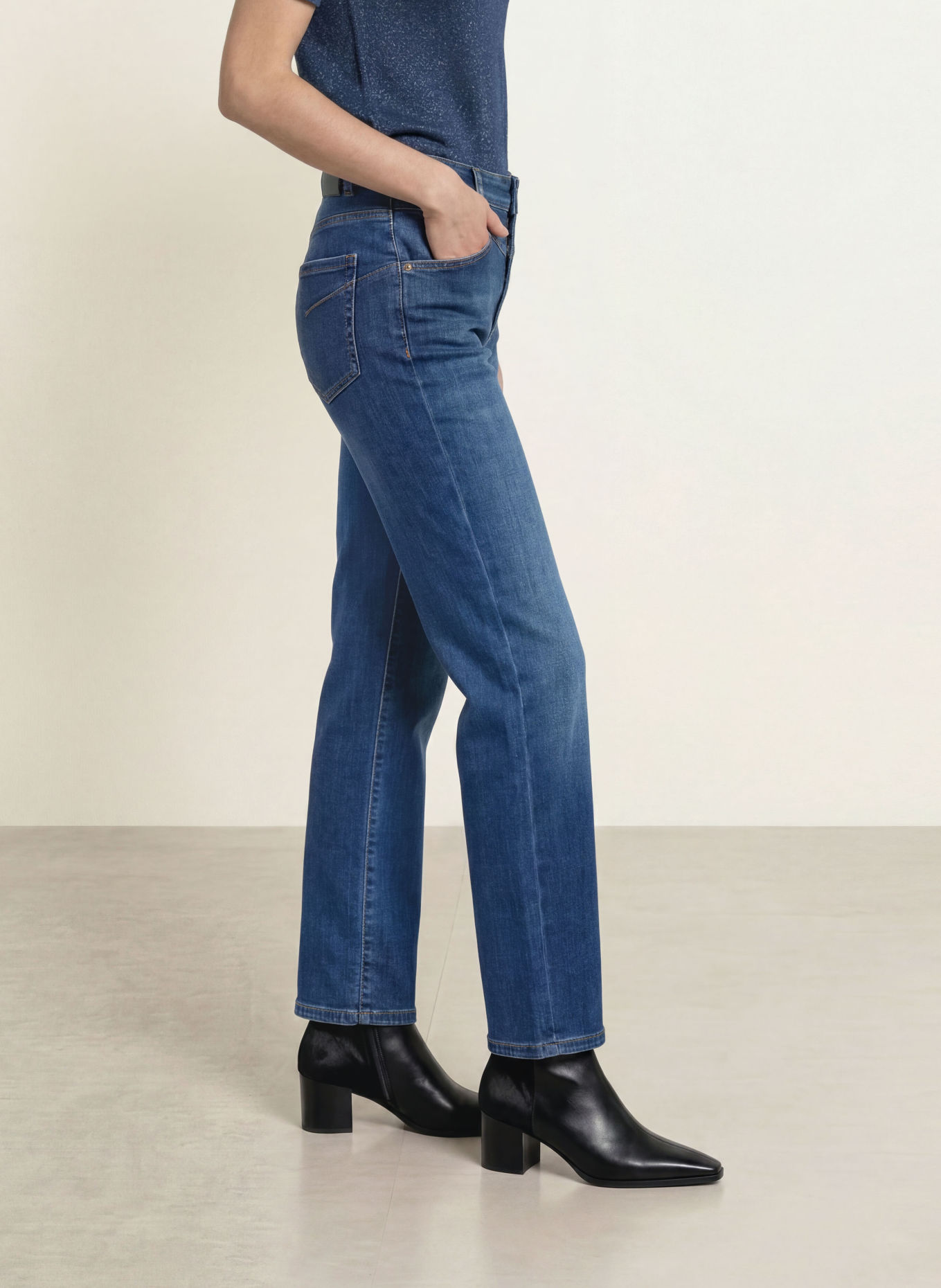 MARC CAIN Jean Mom RENTON: 357 vintage indigo