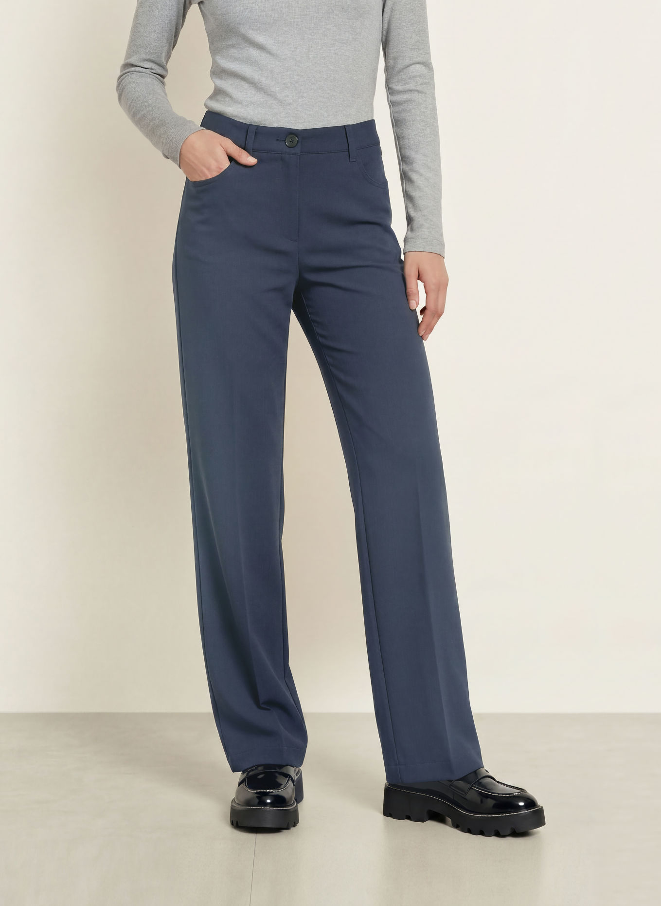 MARC CAIN Marlenehose WARRI: 394 navy