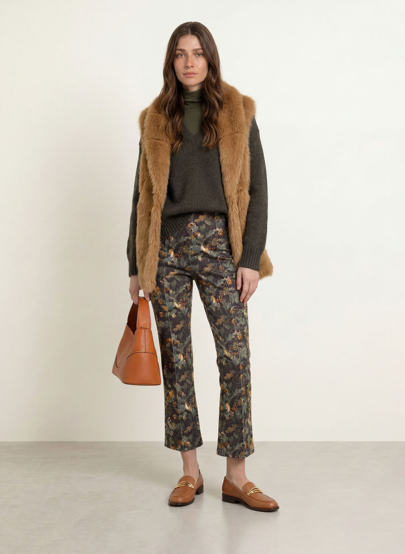 MARC CAIN Legging FREDERICA: 592 mulled basil