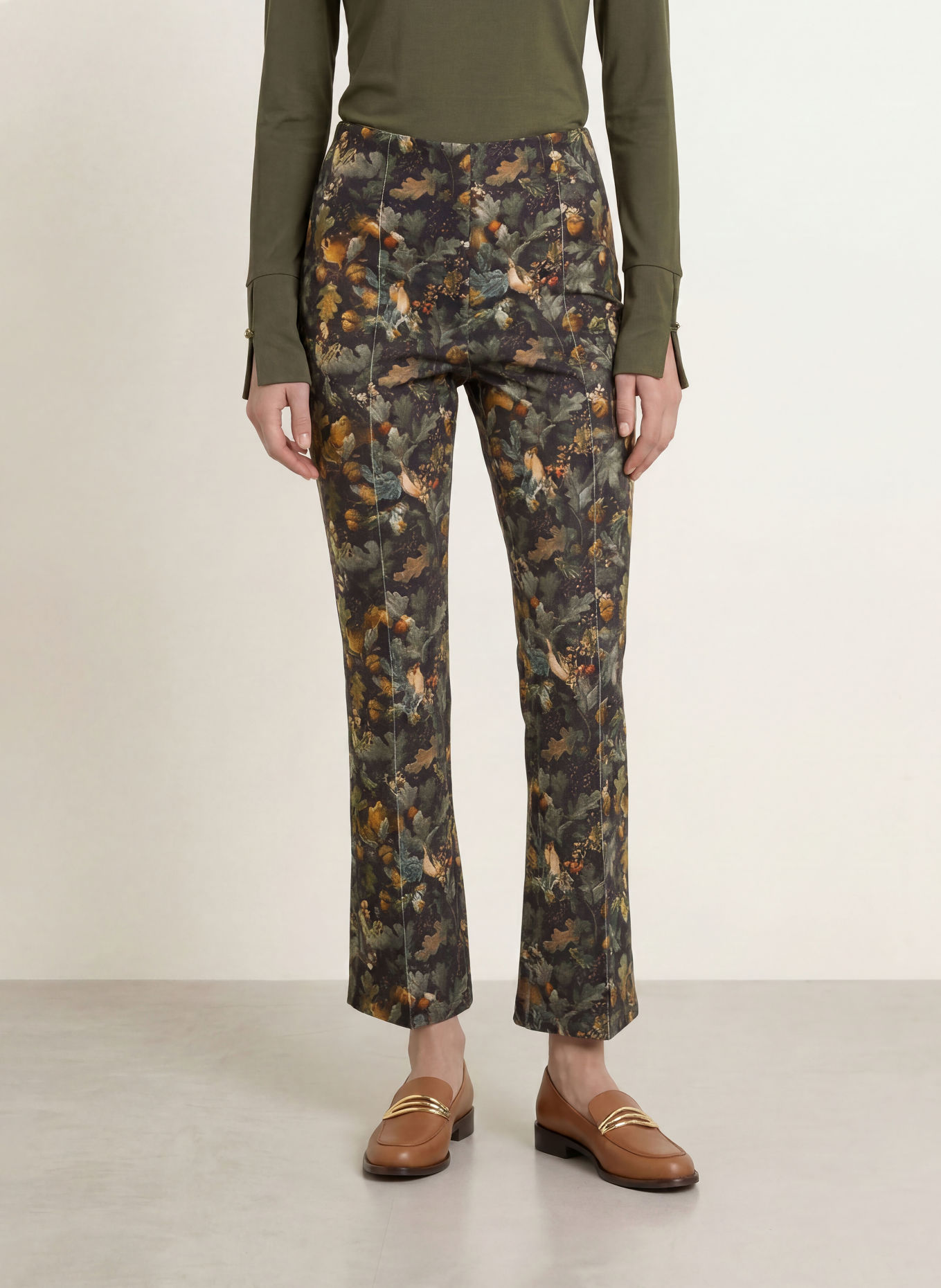 MARC CAIN Legging FREDERICA: 592 mulled basil