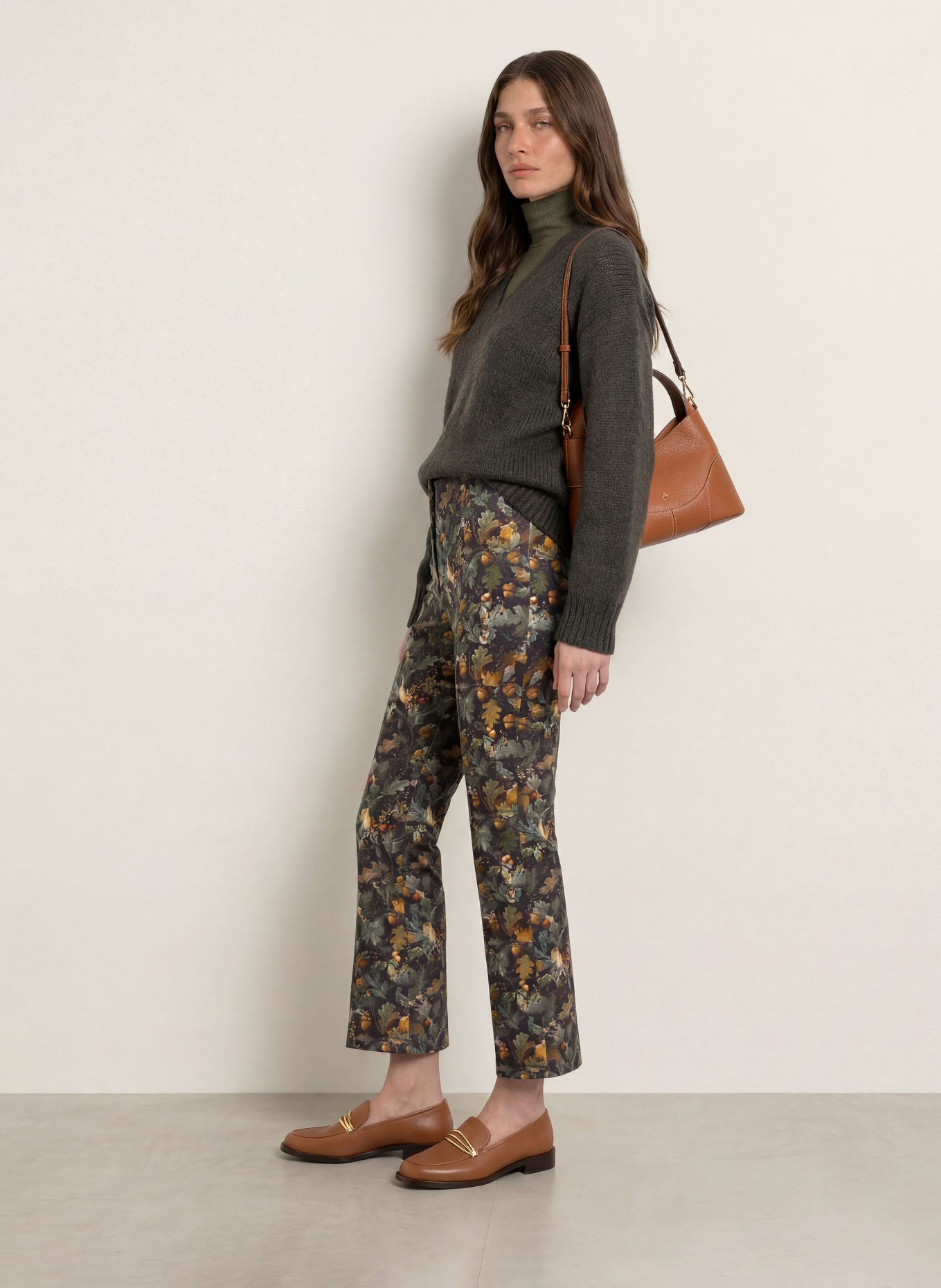MARC CAIN Legging FREDERICA: 592 mulled basil
