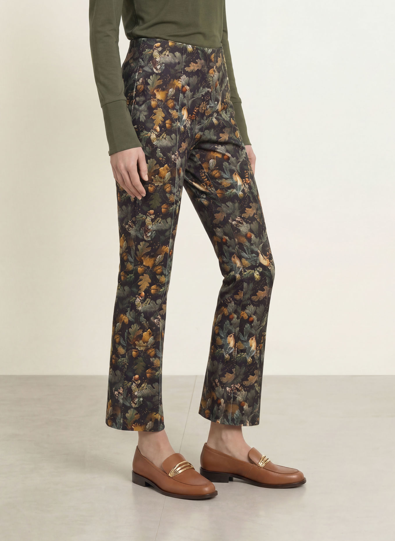 MARC CAIN Legging FREDERICA: 592 mulled basil