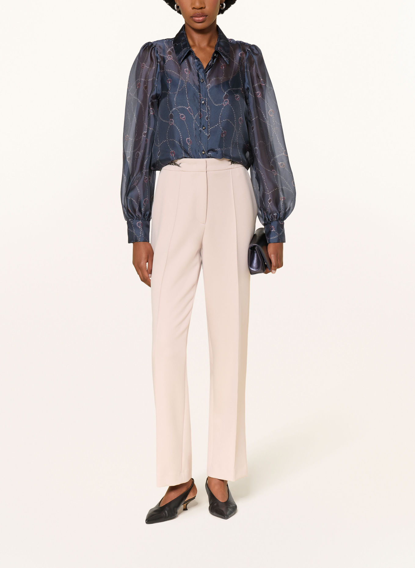 MARC CAIN Shirt blouse: 393 pageant blue