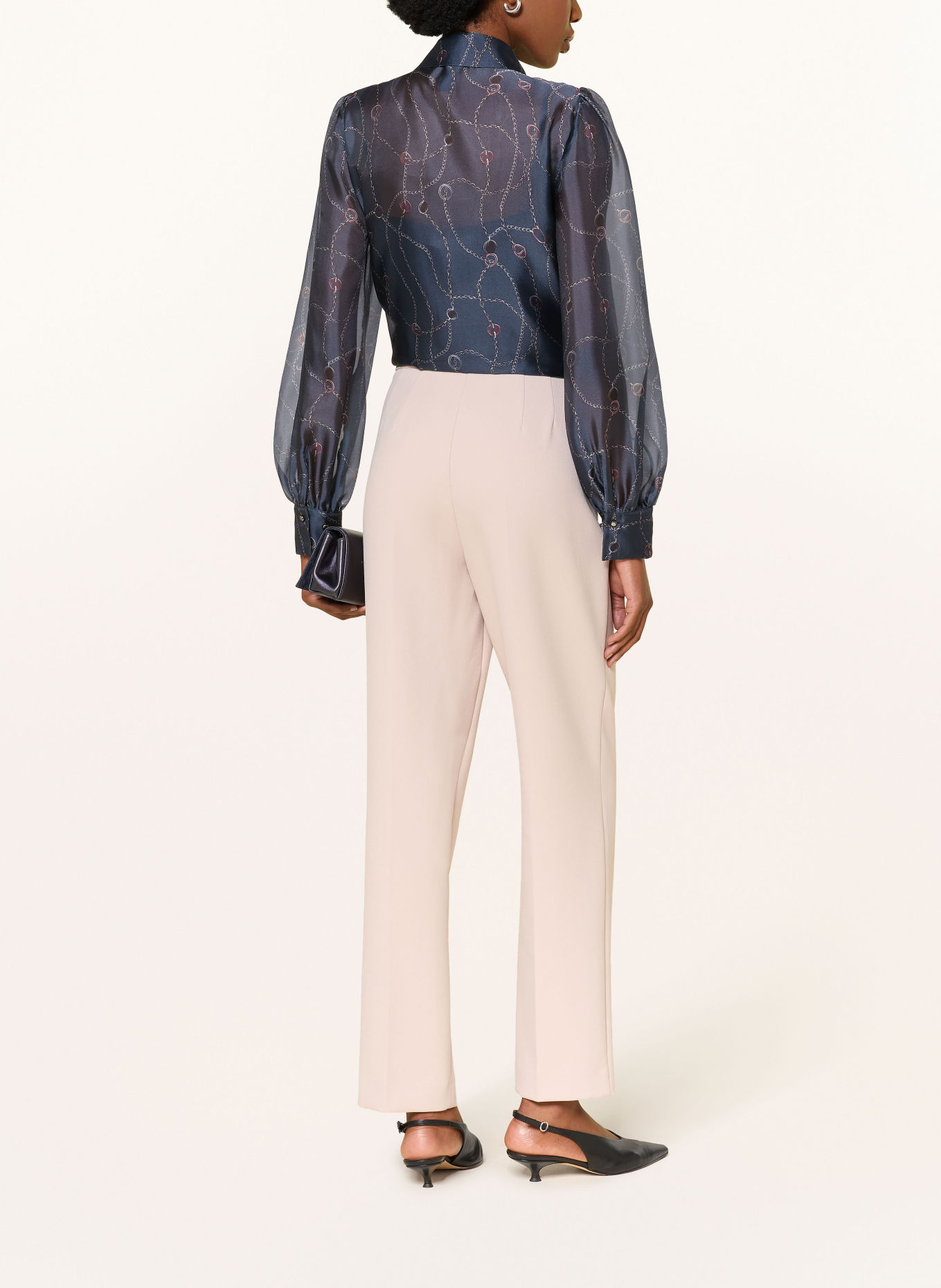 MARC CAIN Shirt blouse: 393 pageant blue