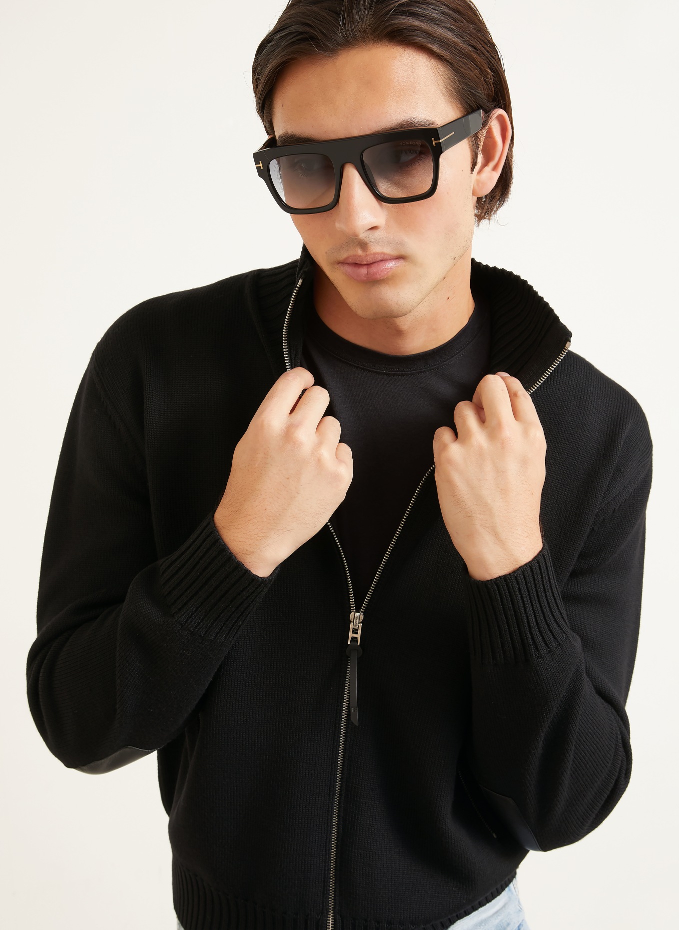 TOM FORD Vest: ZWART