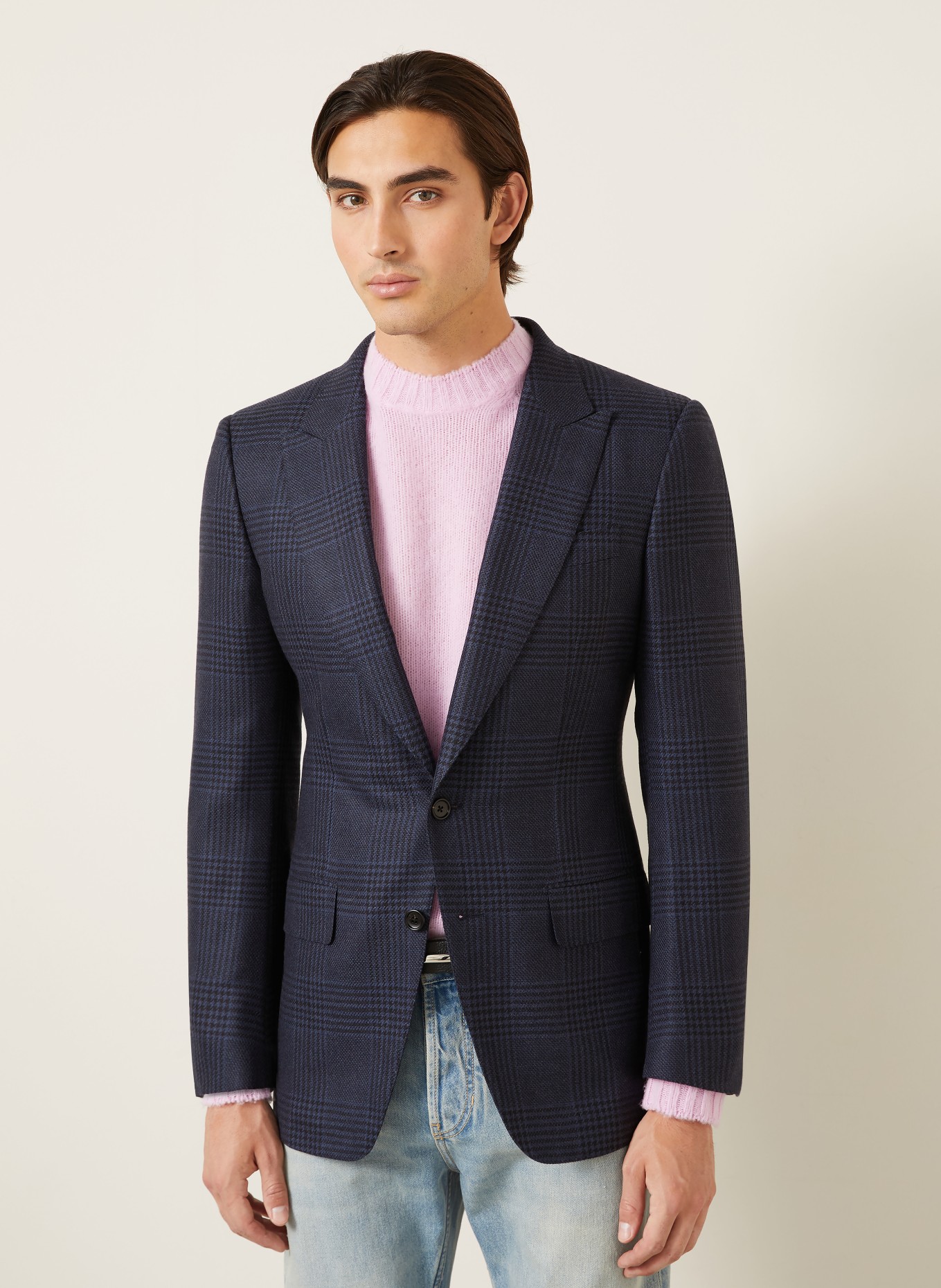 TOM FORD Combi-jasje Extra Slim Fit: UUC NAVY MULTICOLOR