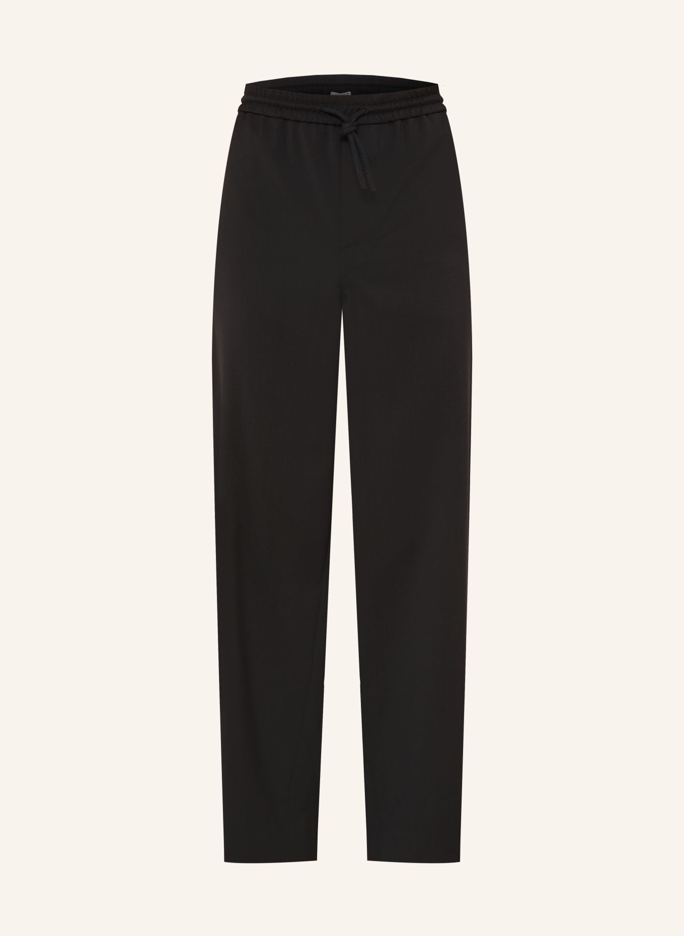 LOEWE Broek in joggingstijl, losse pasvorm: ZWART