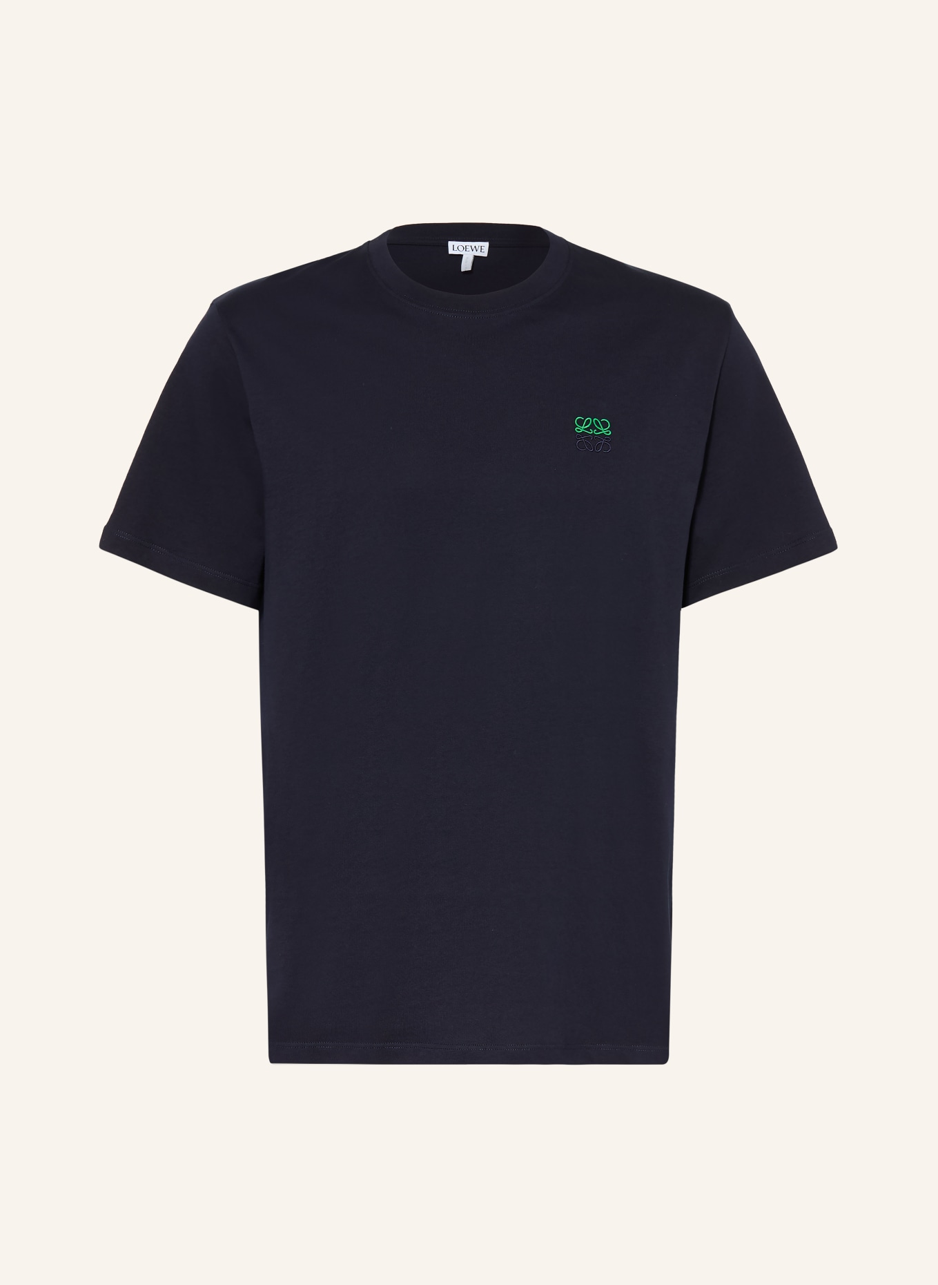 LOEWE T-shirt: DONKERBLAUW