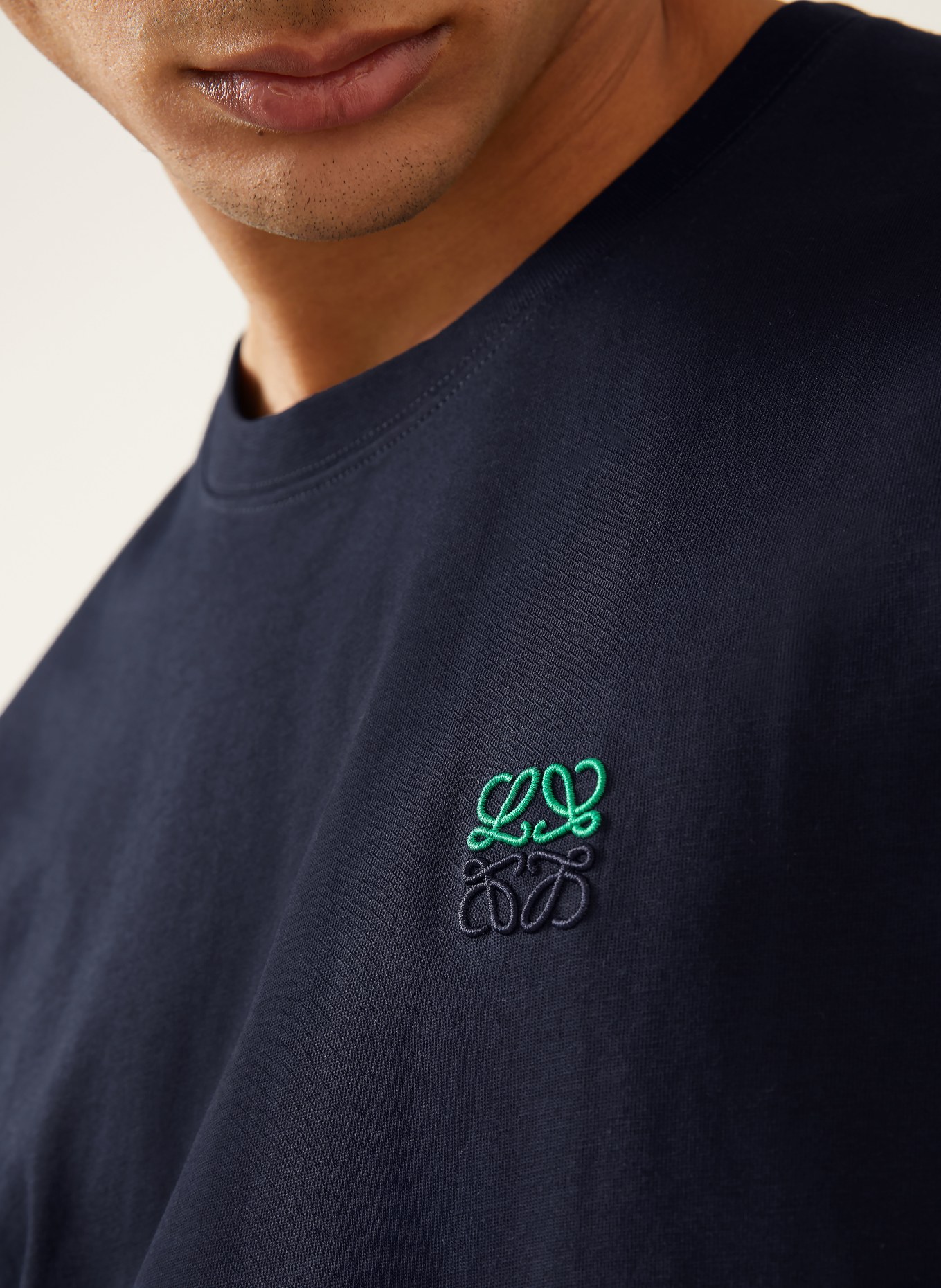 LOEWE T-shirt: DONKERBLAUW