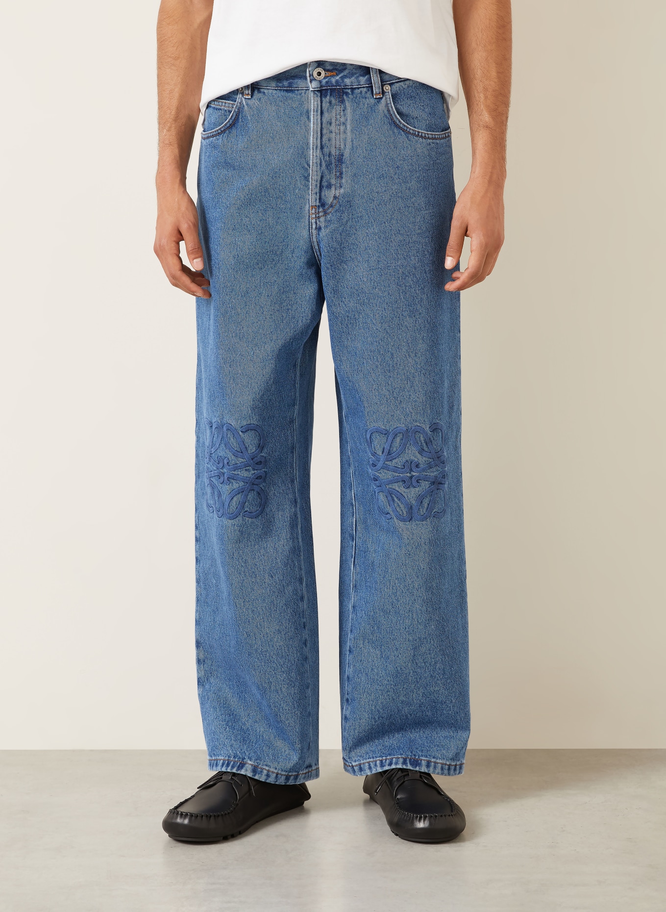 LOEWE Džíny ANAGRAM BAGGY Regular Fit: 5320 JEANS BLUE