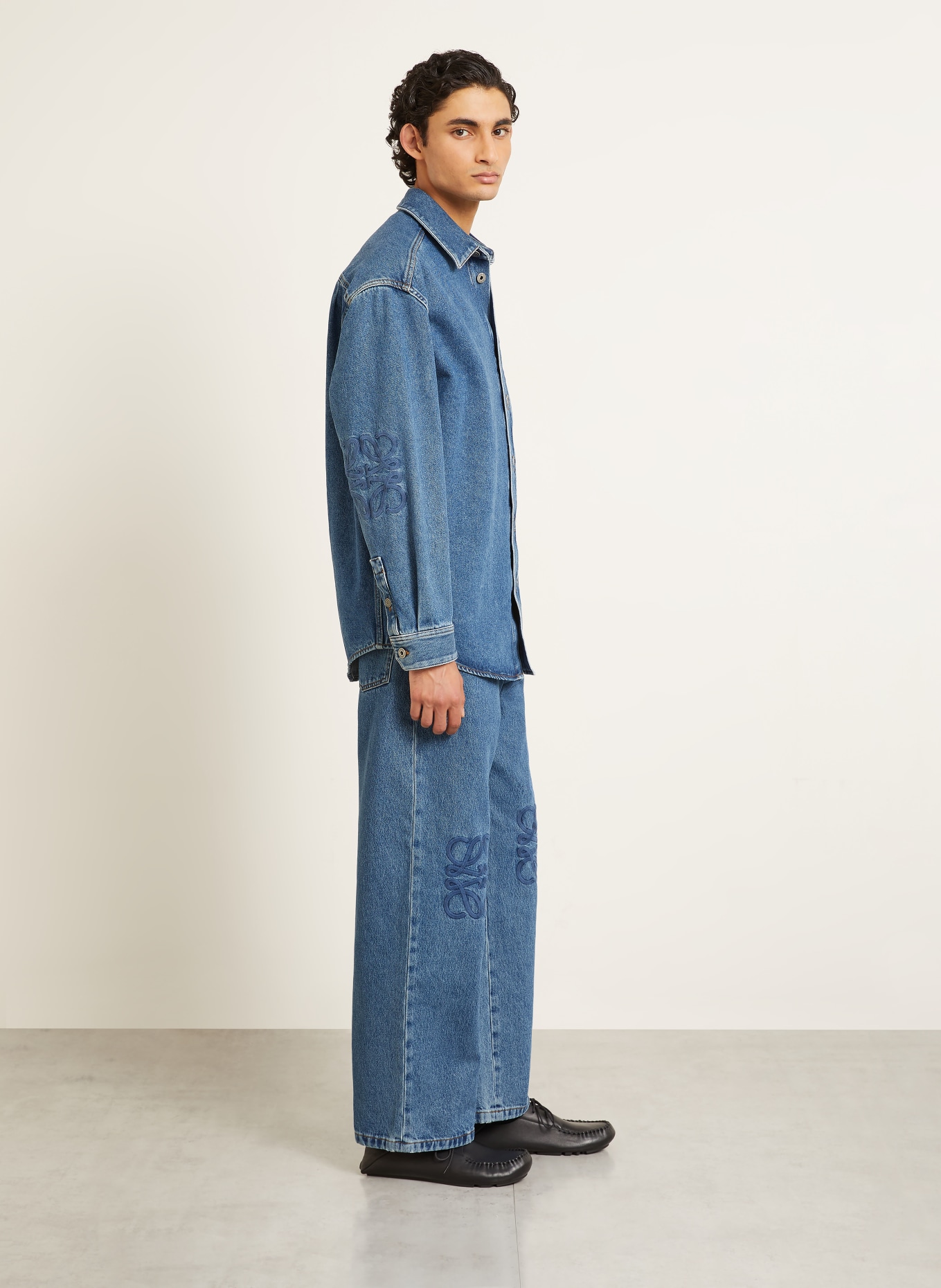 LOEWE Džíny ANAGRAM BAGGY Regular Fit: 5320 JEANS BLUE