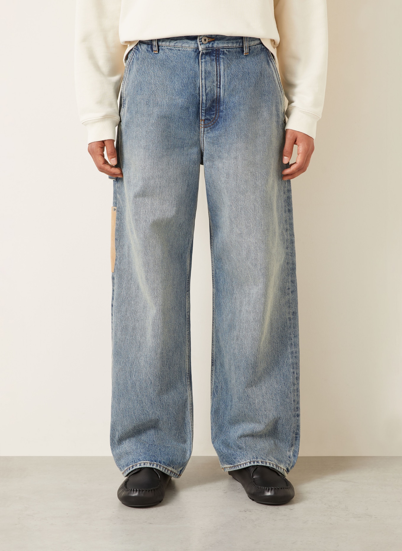 LOEWE Džíny Regular Fit: 6395 WASHED DENIM