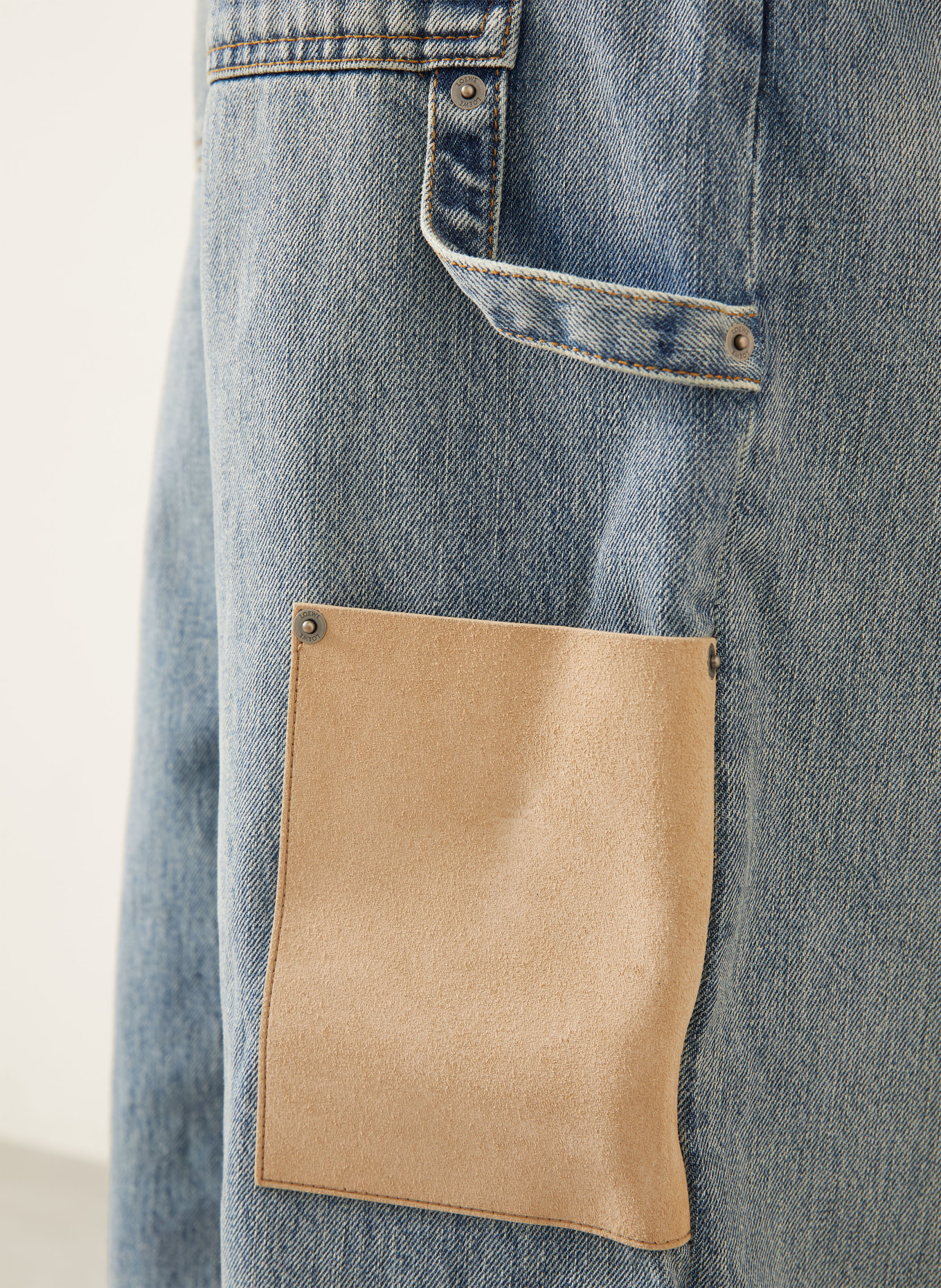 LOEWE Džíny Regular Fit: 6395 WASHED DENIM