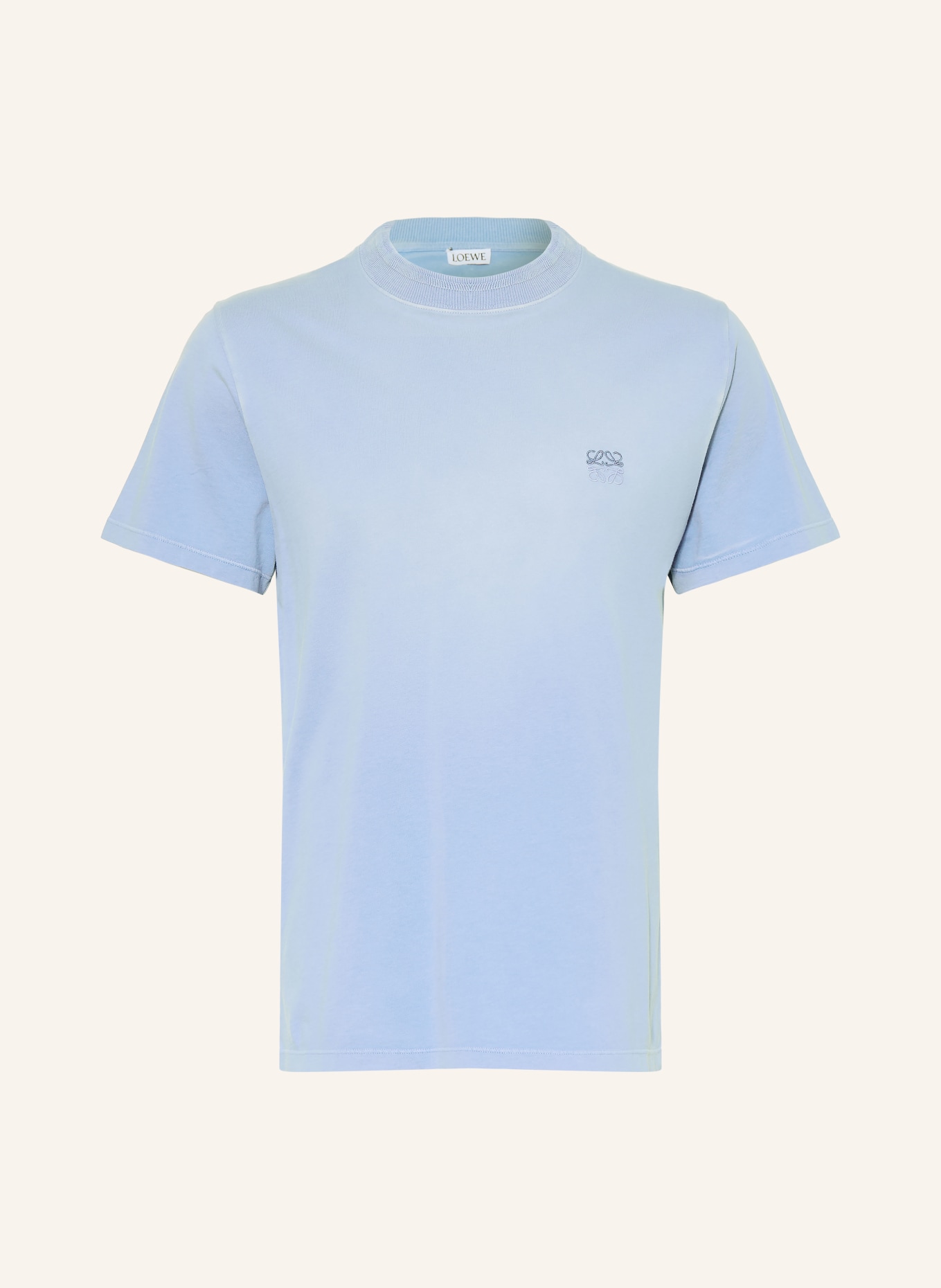 LOEWE T-shirt: LICHTBLAUW