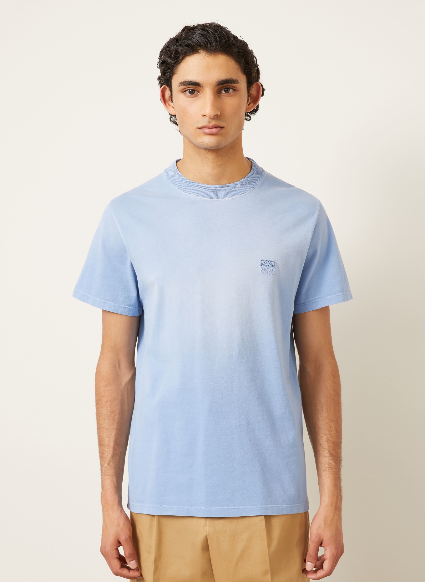 LOEWE T-shirt: LICHTBLAUW
