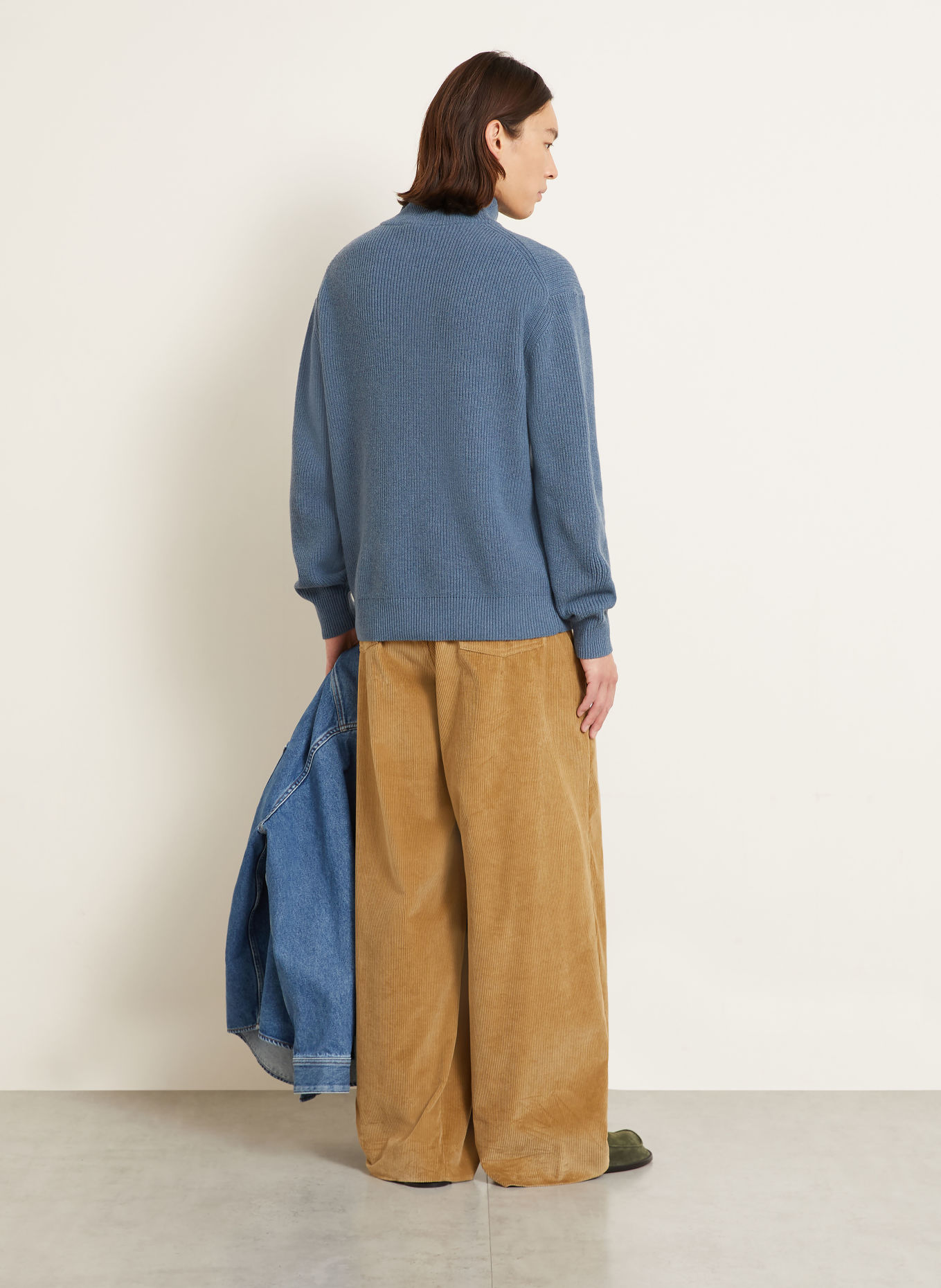 JW ANDERSON Pull col zippé: BLEU