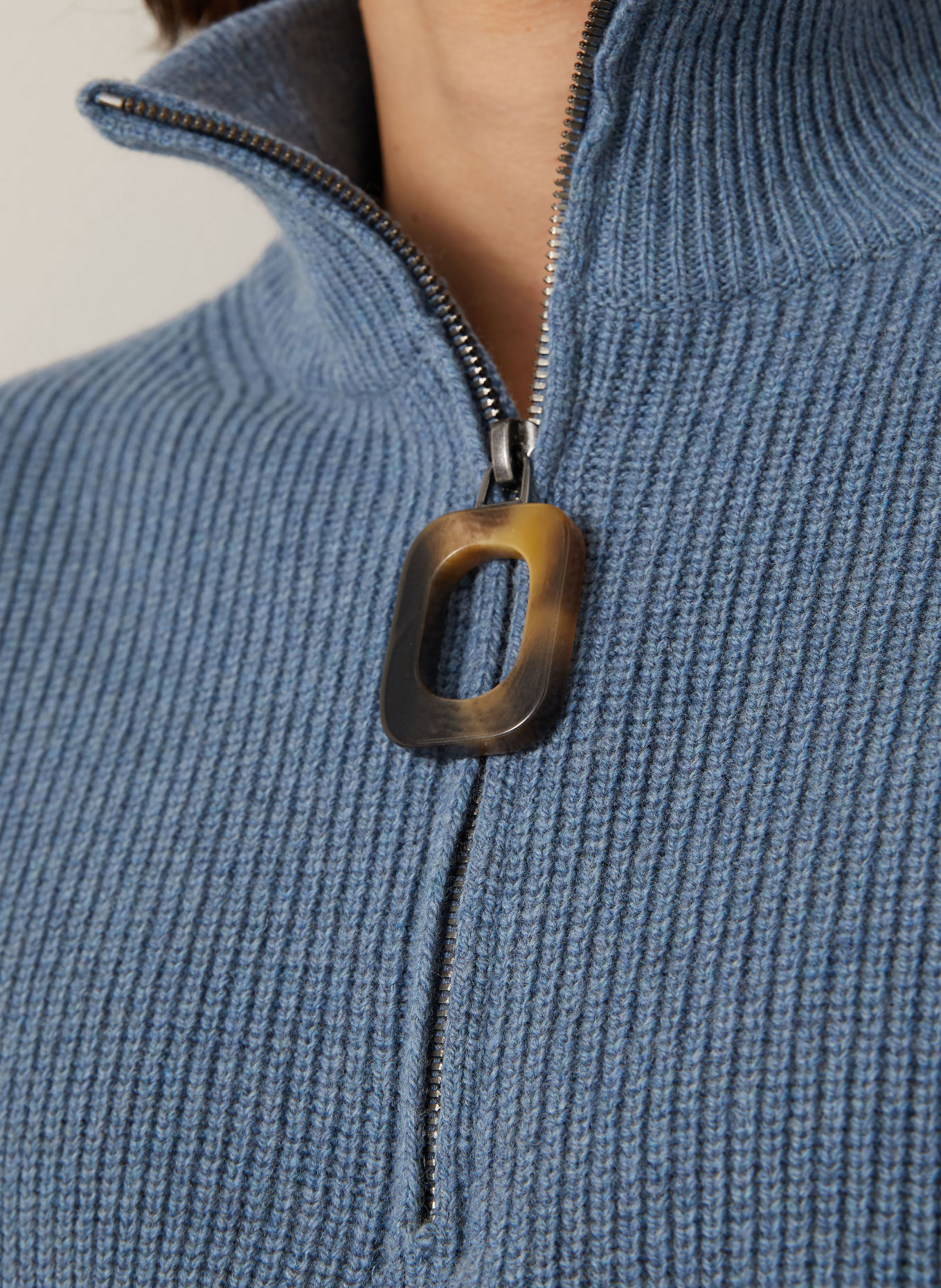 JW ANDERSON Pull col zippé: BLEU
