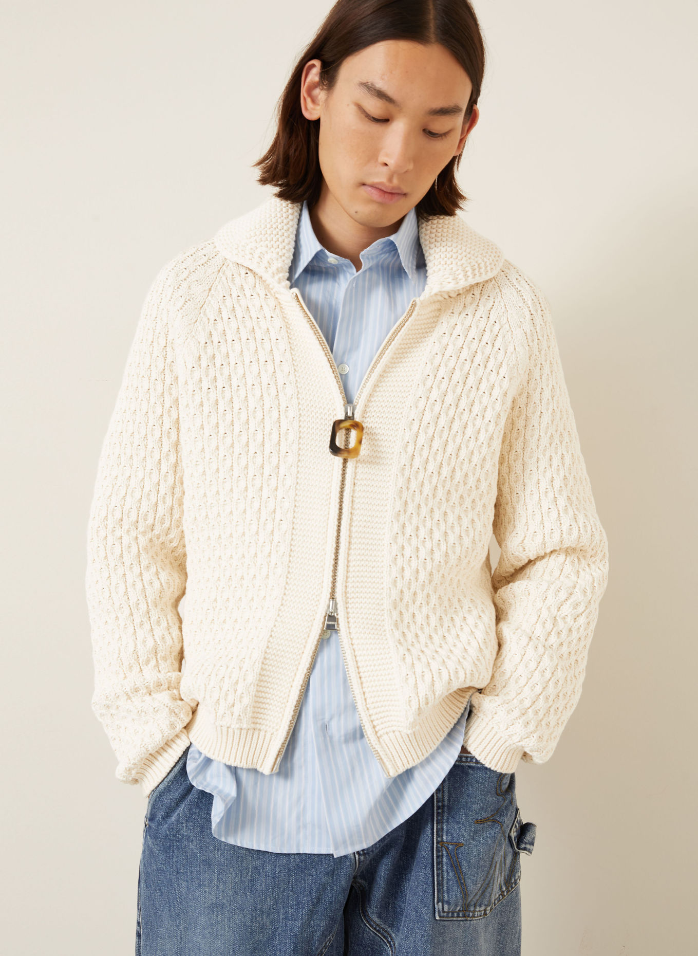 JW ANDERSON Gilet: CRÈME