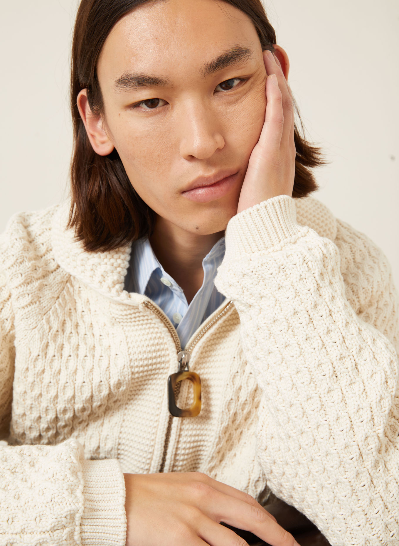 JW ANDERSON Gilet: CRÈME