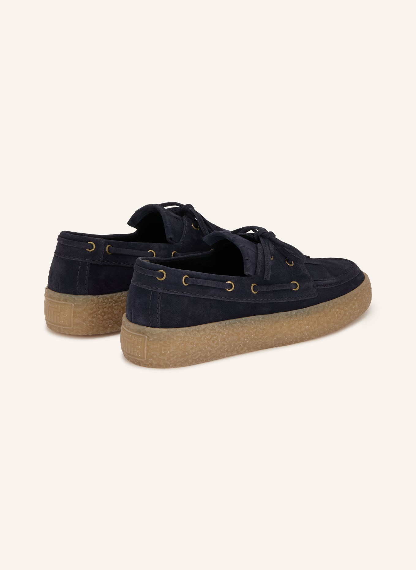 KENNEL & SCHMENGER PIT Boat Shoes: DARK BLUE