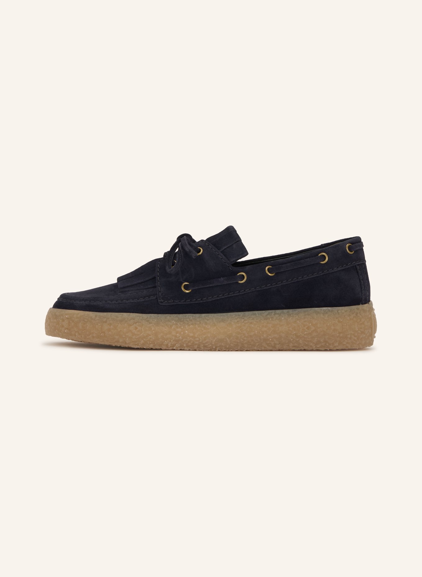 KENNEL & SCHMENGER PIT Boat Shoes: DARK BLUE