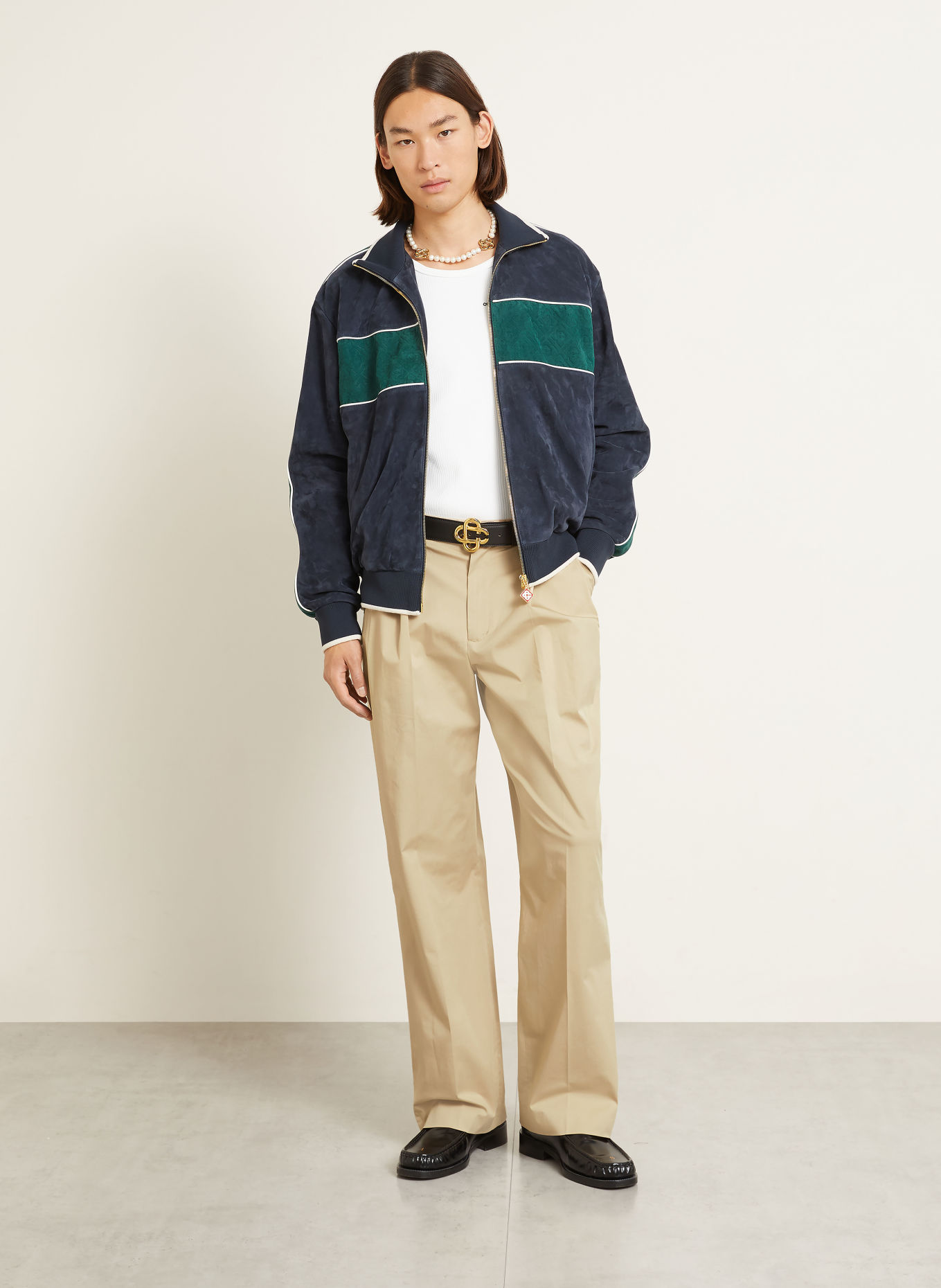 Casablanca Pantalon coupe classique: MARRON CLAIR