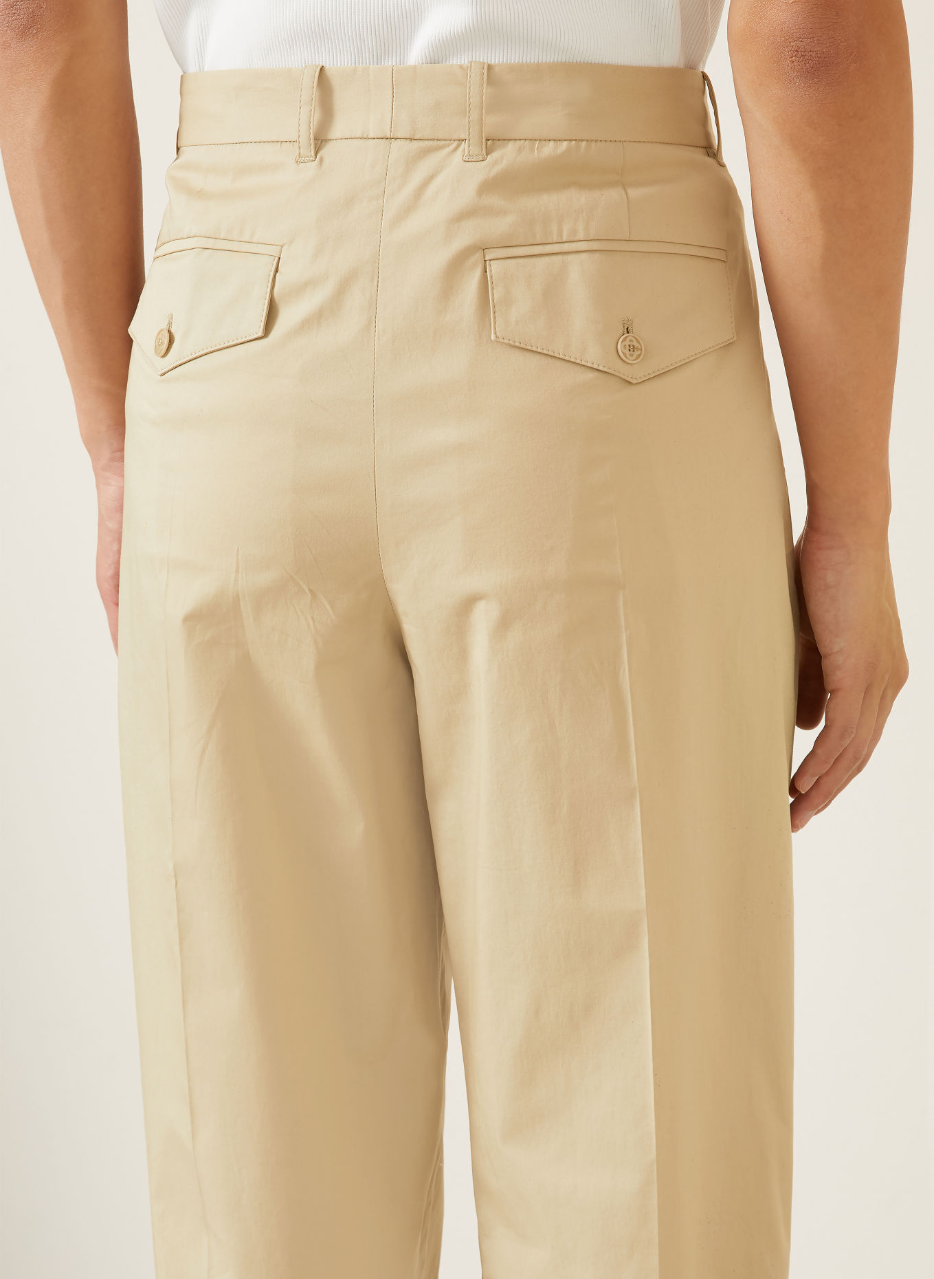 Casablanca Pantalon coupe classique: MARRON CLAIR