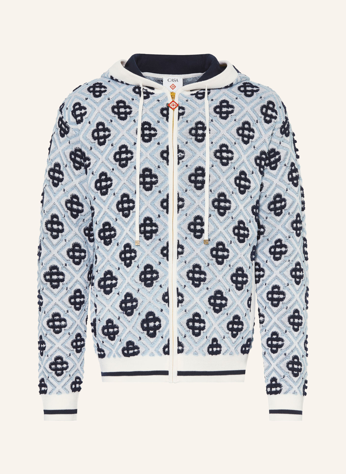 Casablanca Gilet: BLEU CLAIR / BLEU FONCÉ / BLANC