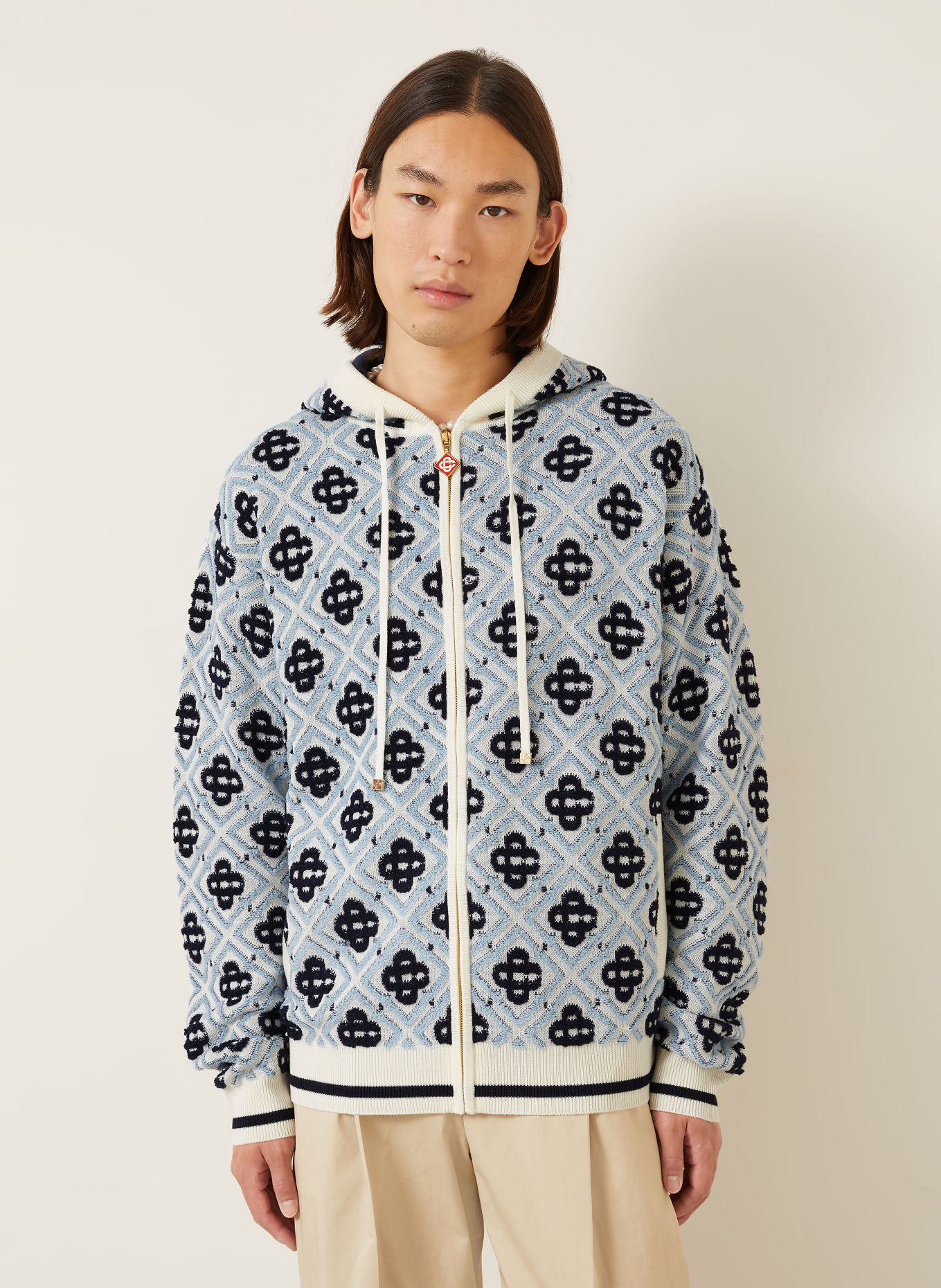 Casablanca Gilet: BLEU CLAIR / BLEU FONCÉ / BLANC