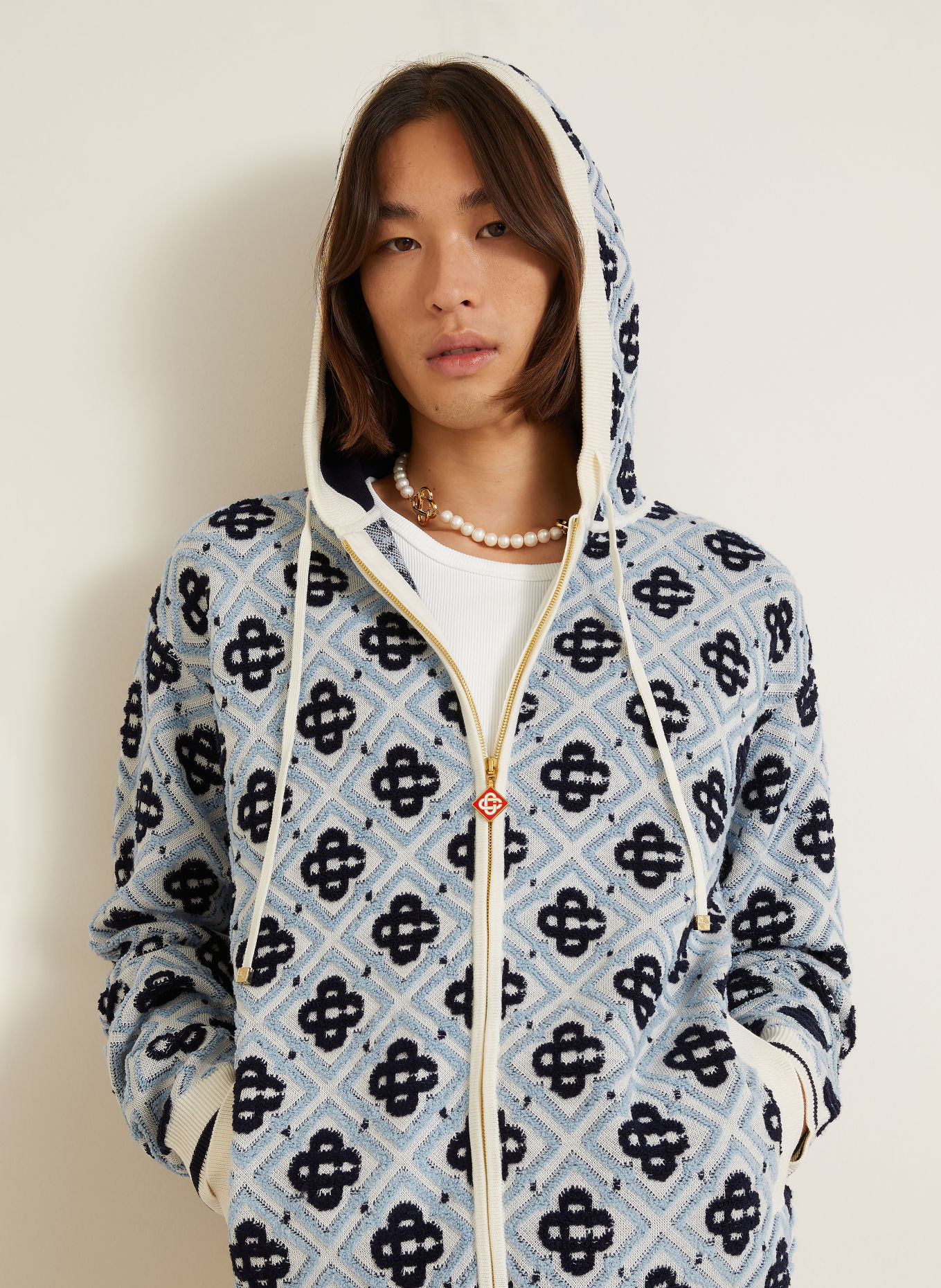 Casablanca Gilet: BLEU CLAIR / BLEU FONCÉ / BLANC
