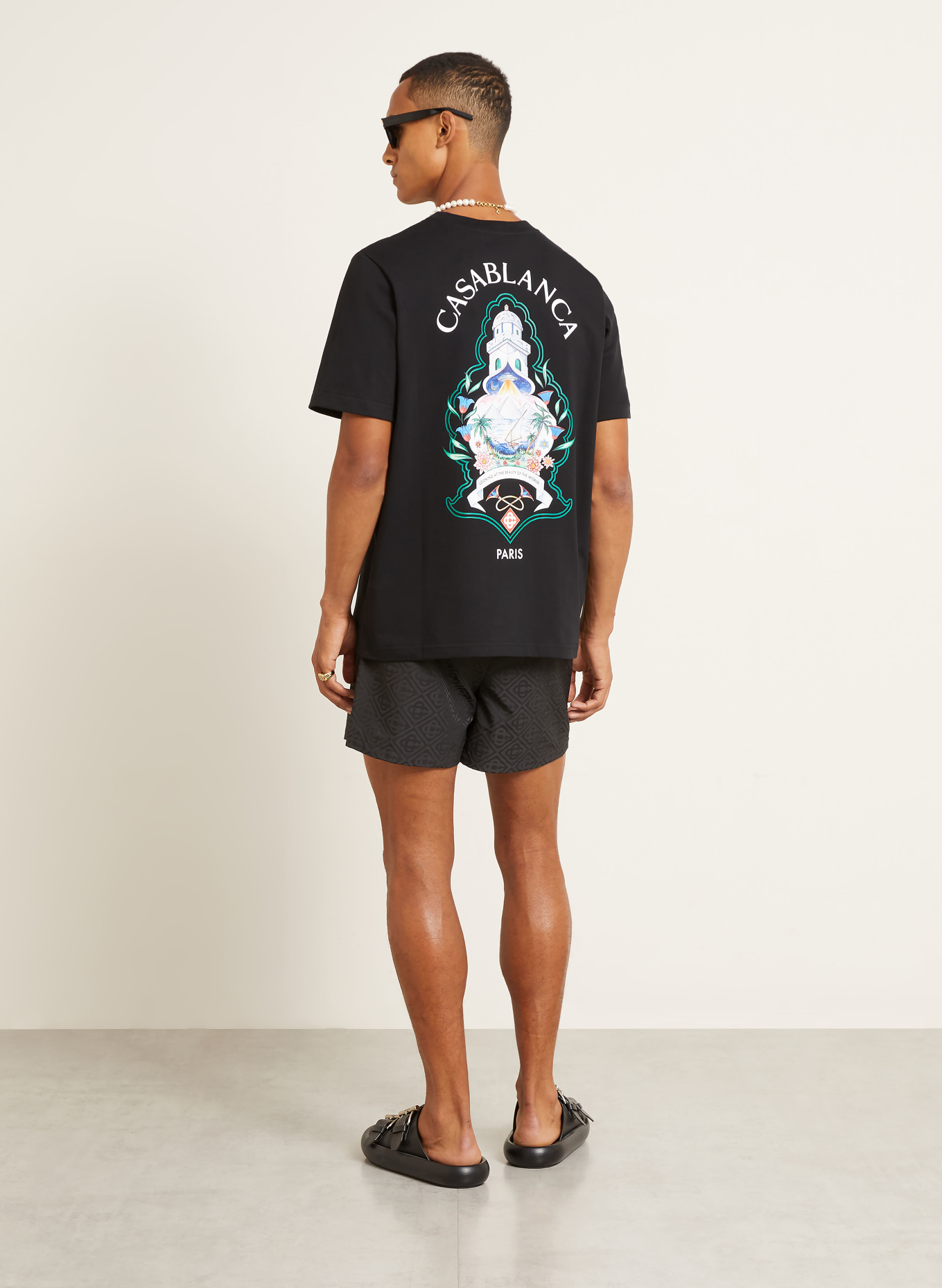 Casablanca Swim shorts: BLACK