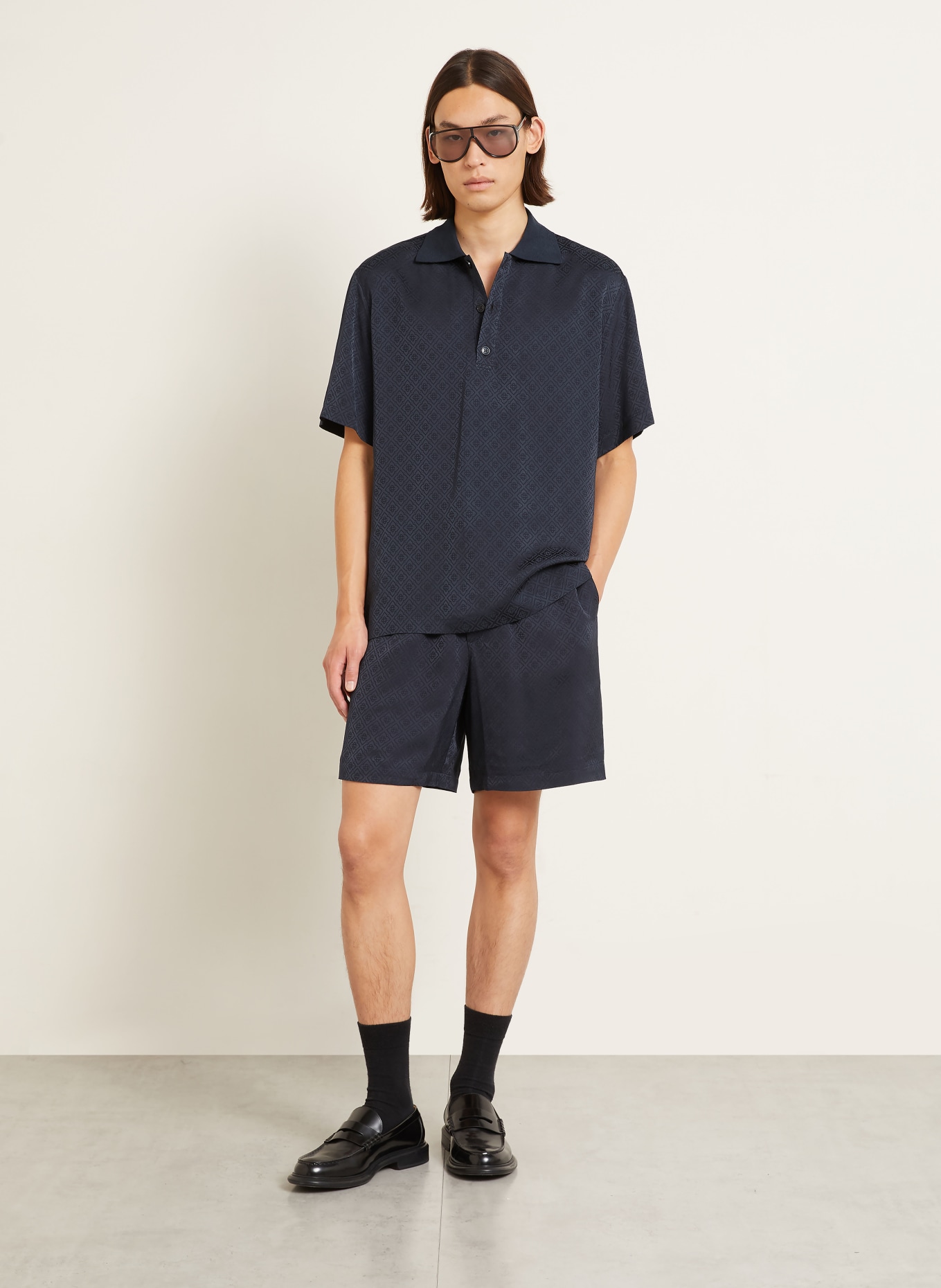 Casablanca Polo: BLEU FONCÉ