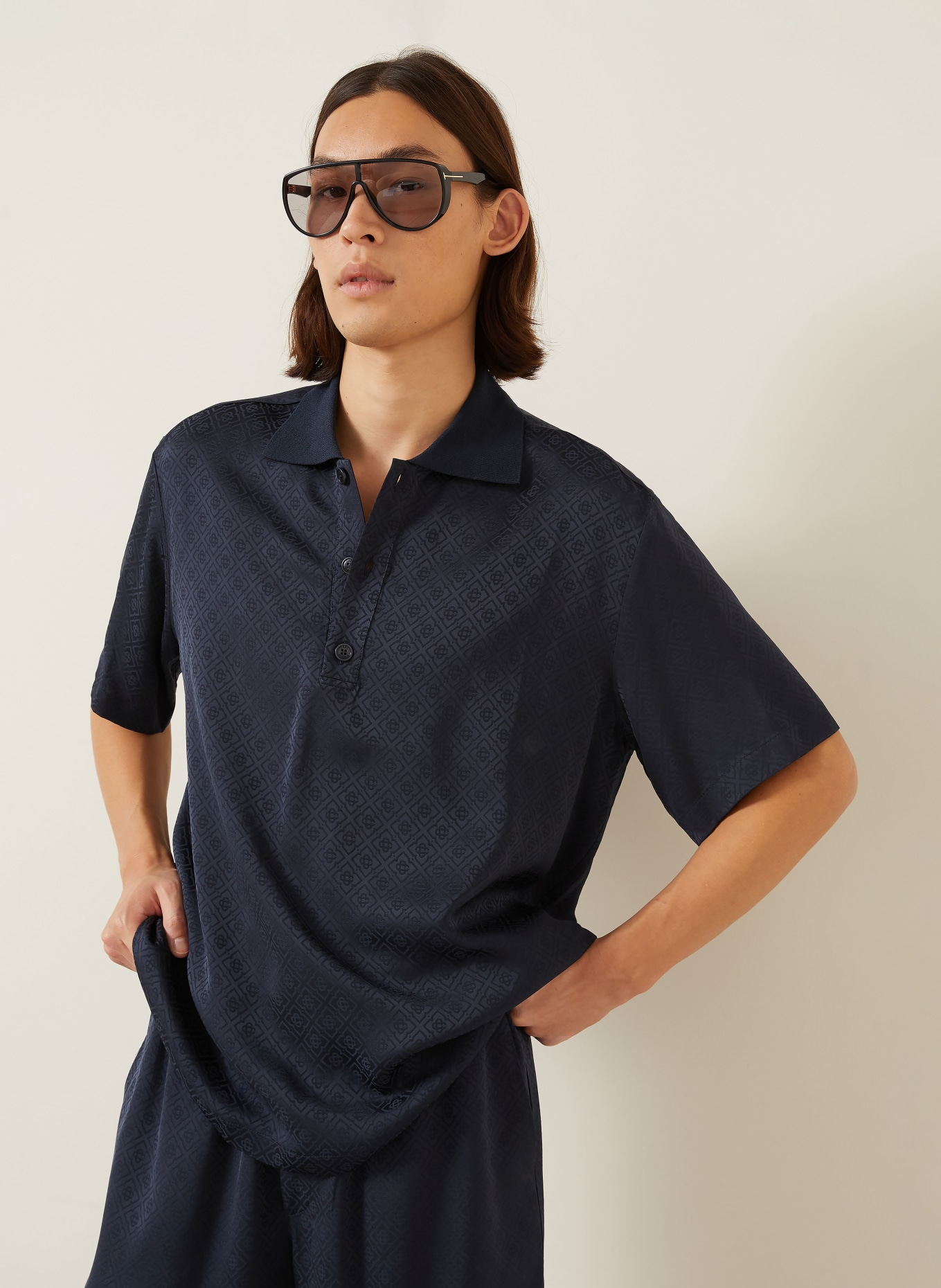 Casablanca Polo: BLEU FONCÉ