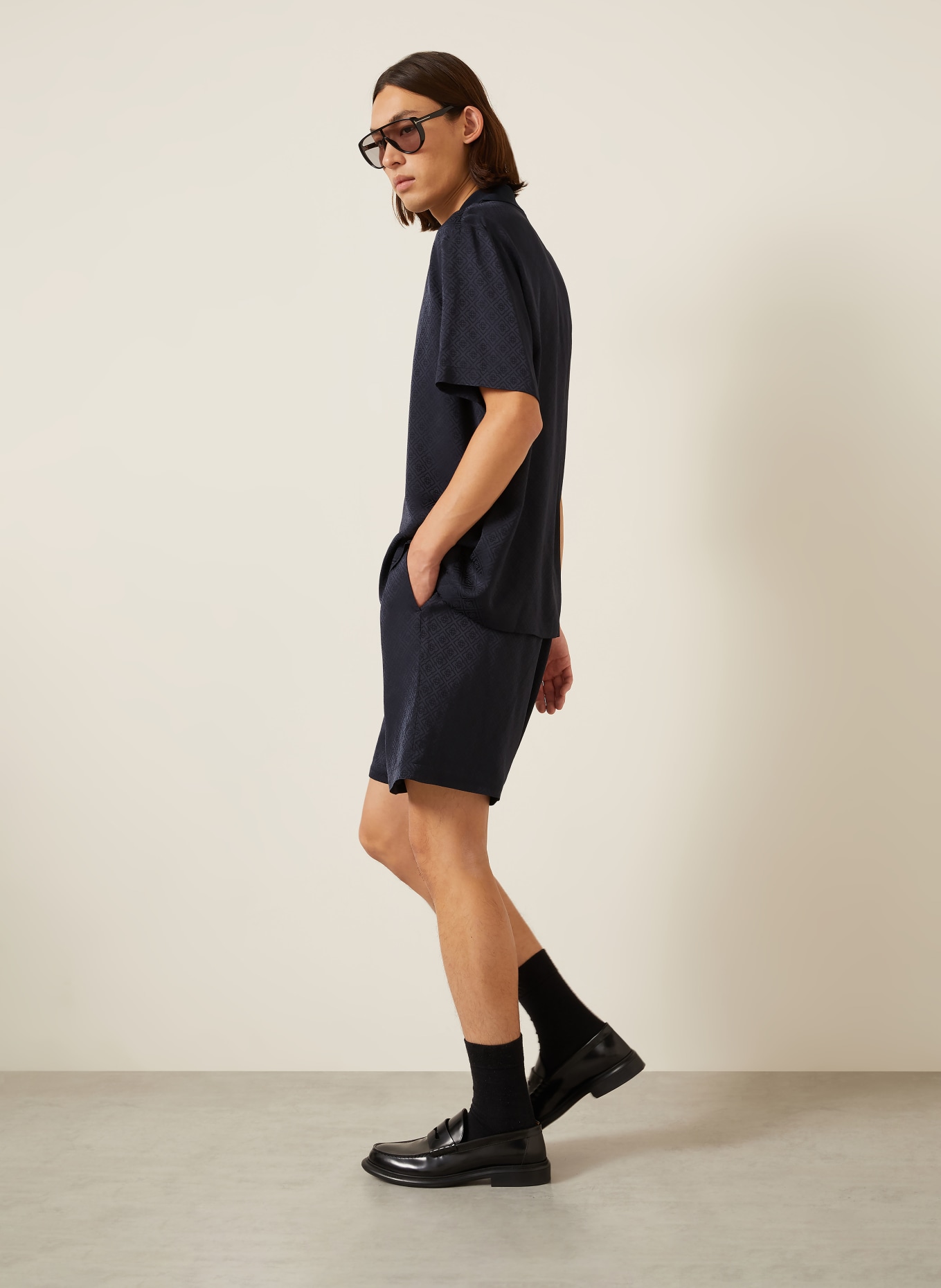 Casablanca Short: BLEU FONCÉ