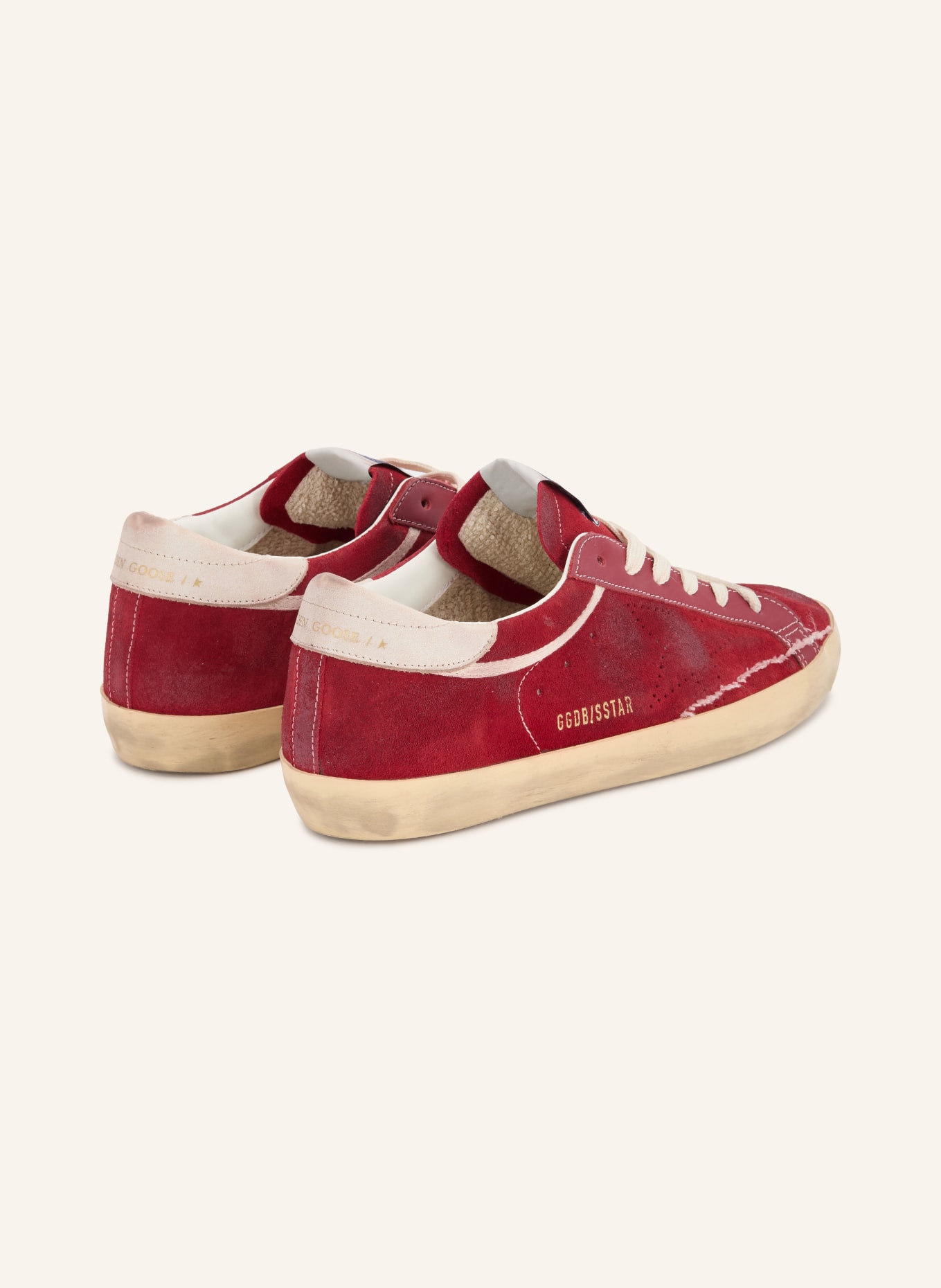 GOLDEN GOOSE Sneaker SUPER-STAR: DUNKELROT