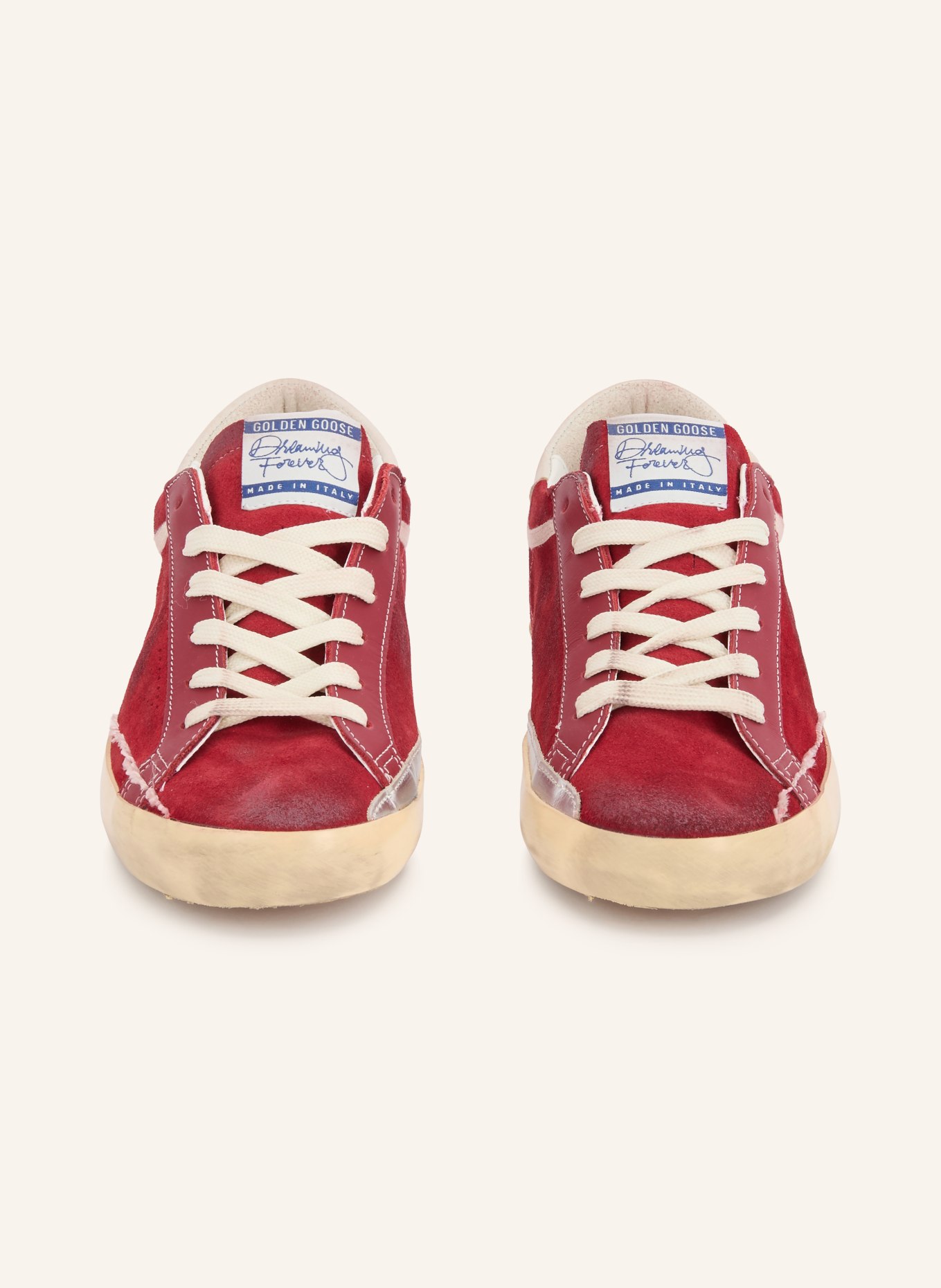 GOLDEN GOOSE Sneaker SUPER-STAR: DUNKELROT