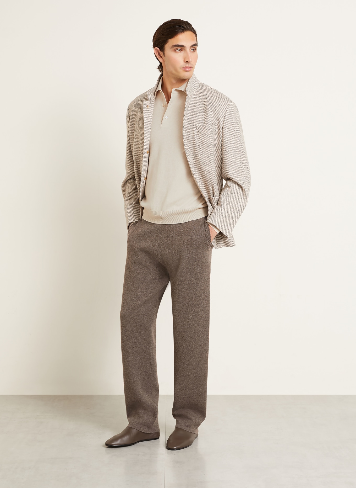 AGNONA Cashmere-Pullover: BEIGE
