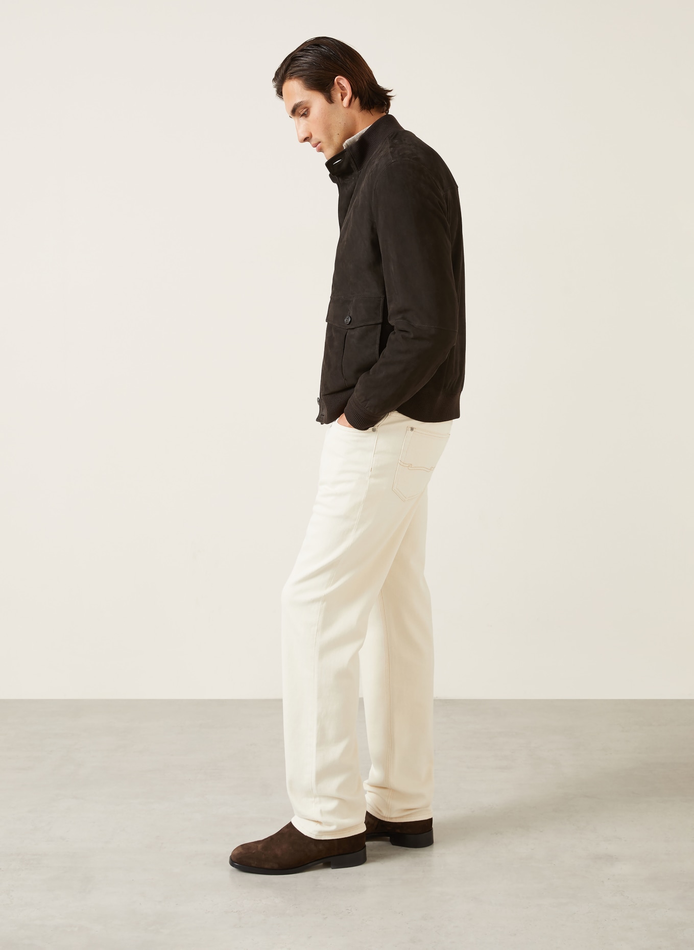 AGNONA Jeans Regular Fit: ECRU